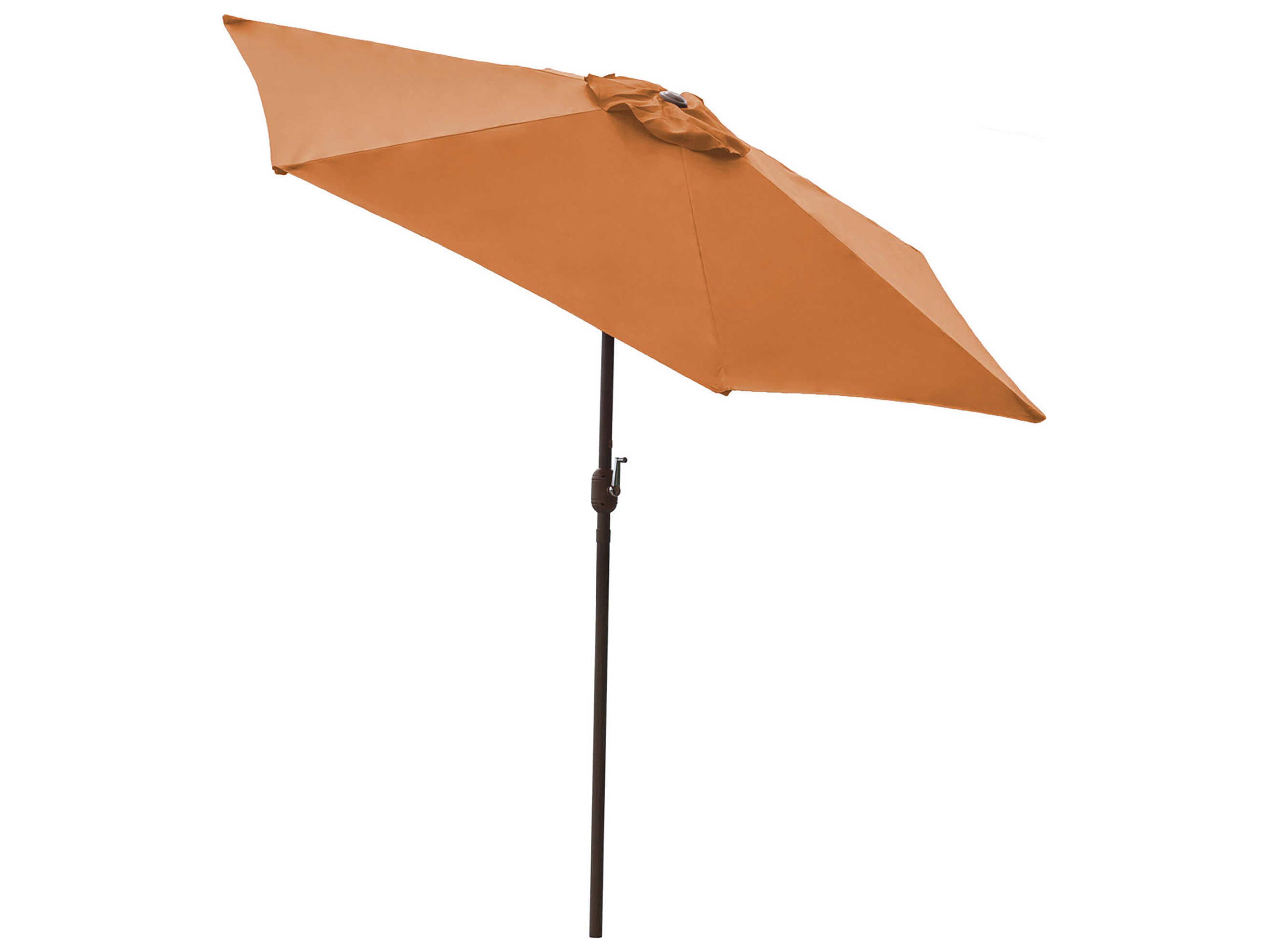 Espresso Orange Patio Umbrella