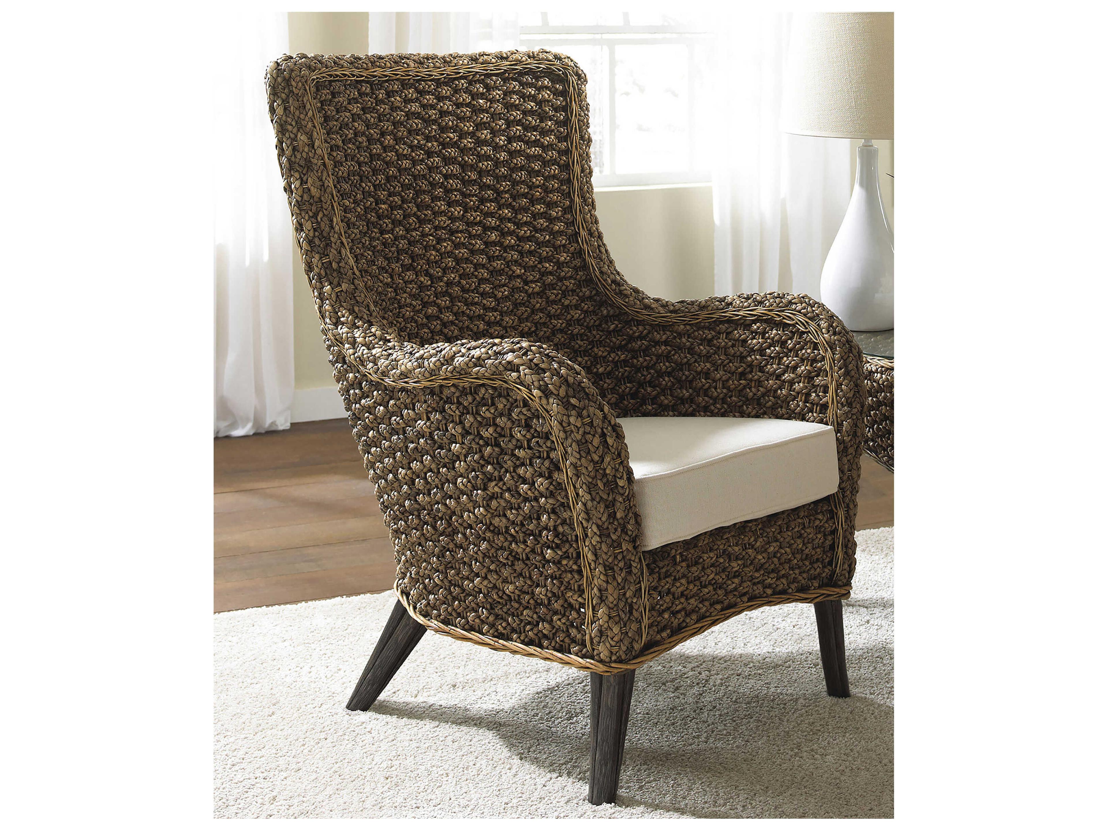 Panama Jack Sanibel Wicker Outdoor Patio Lounge Chair