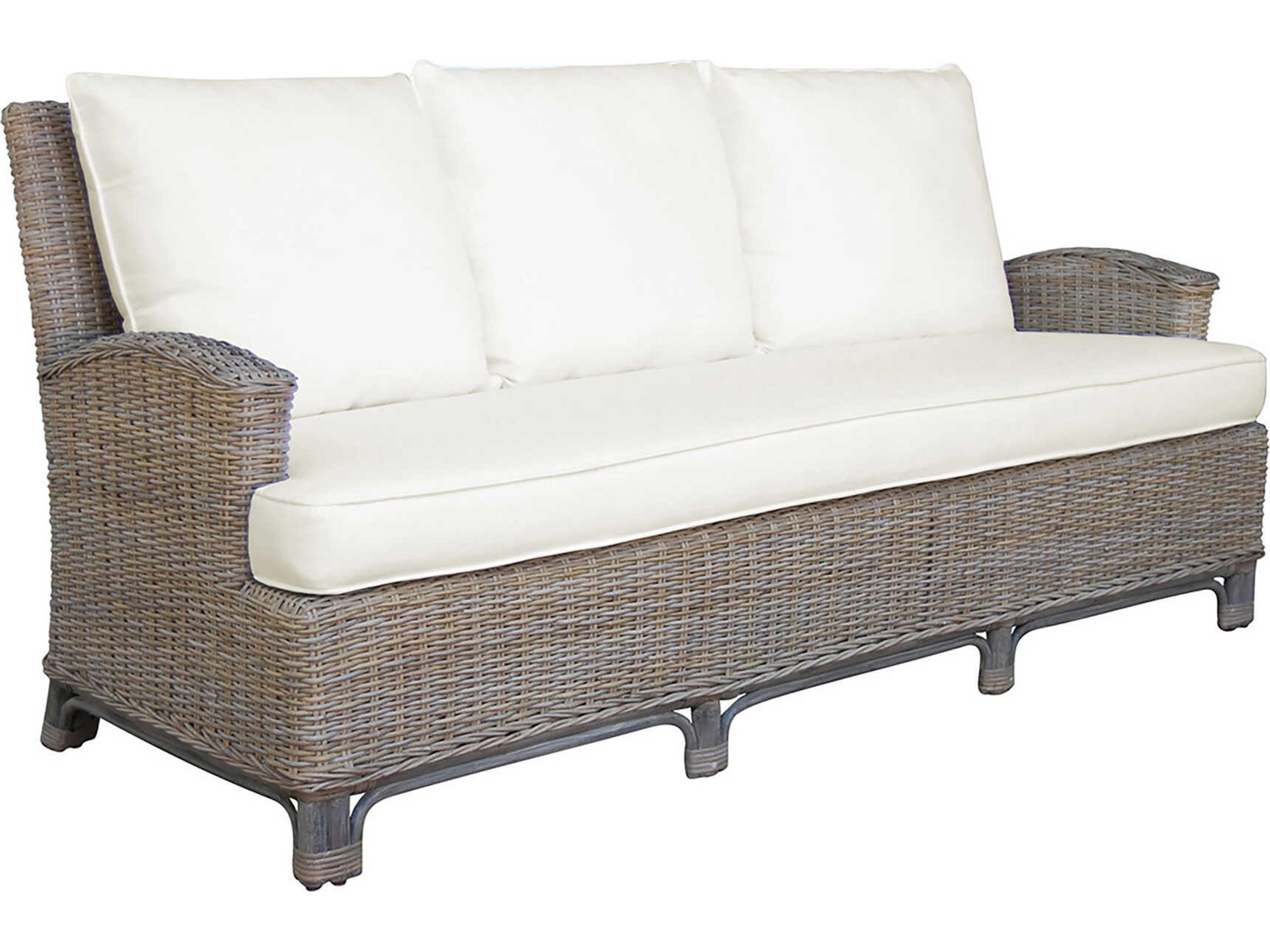 Exuma Wicker Patio Sofa