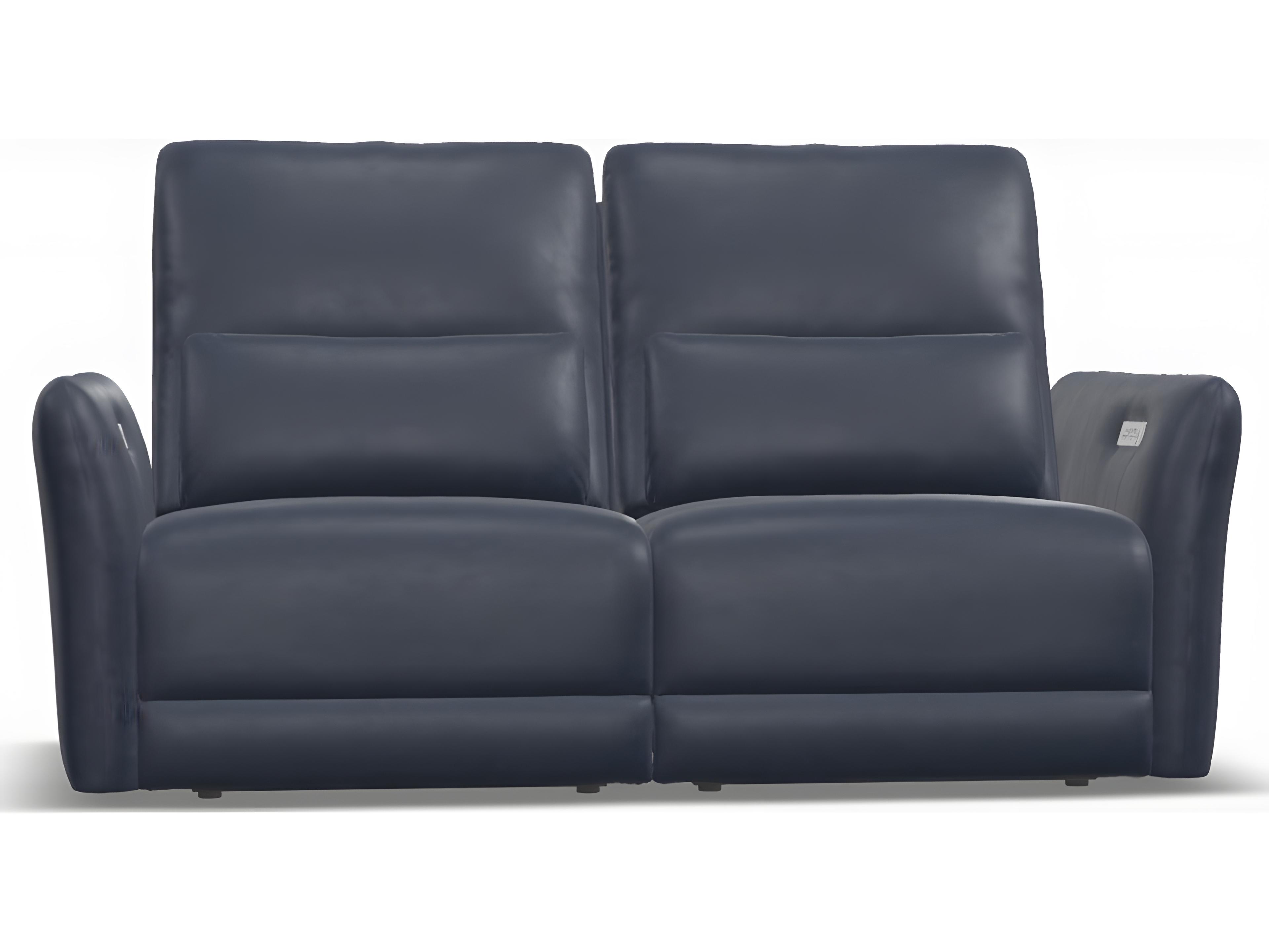 Palliser Chelsea Leather Upholstery Loveseat Power Recliner with Power Headrest