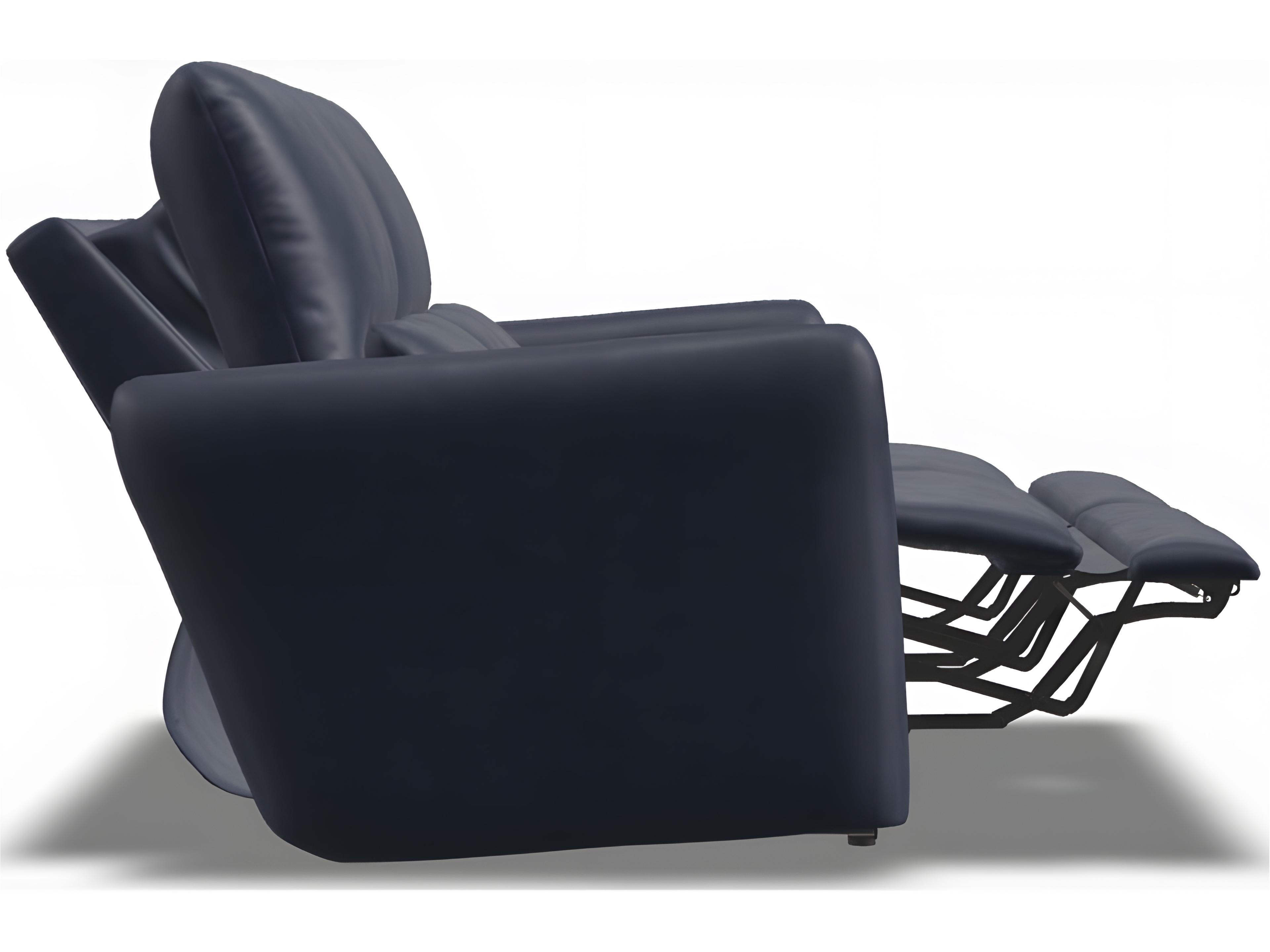 Palliser Chelsea Leather Upholstery Loveseat Power Recliner with Power Headrest