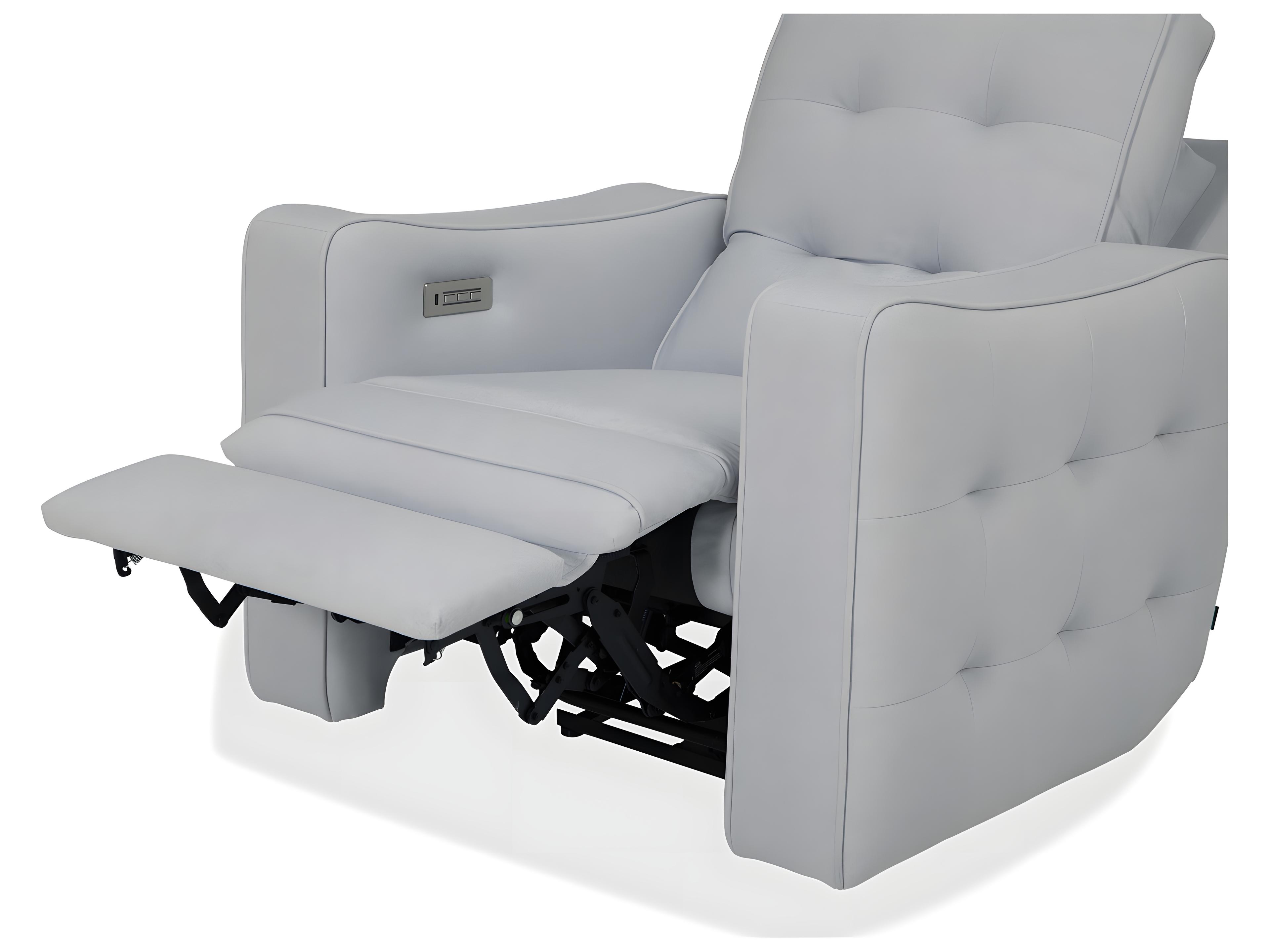 Palliser Astoria Leather Upholstery Power Recliner Wall Hugger with Power Headrest