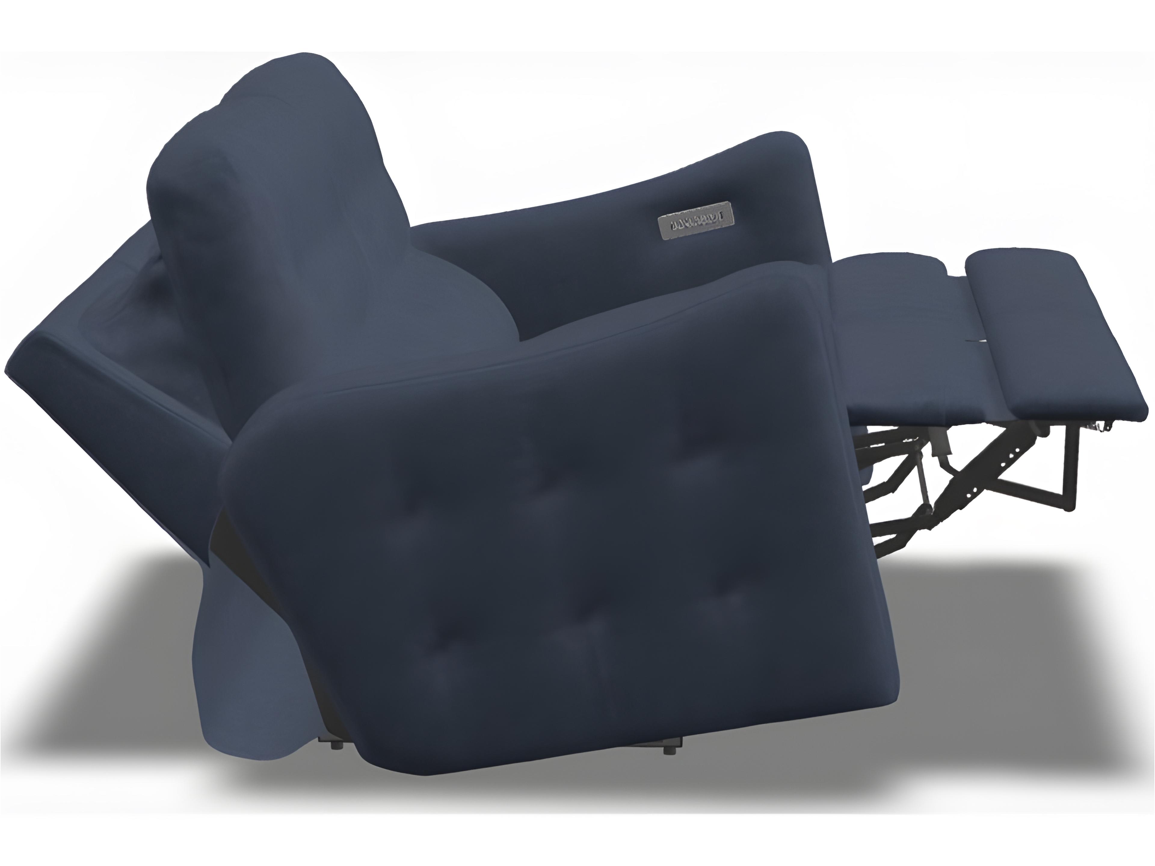 Palliser Astoria Leather Upholstery Sofa Power Recliner with Headrest & Lumbar 2 over 2