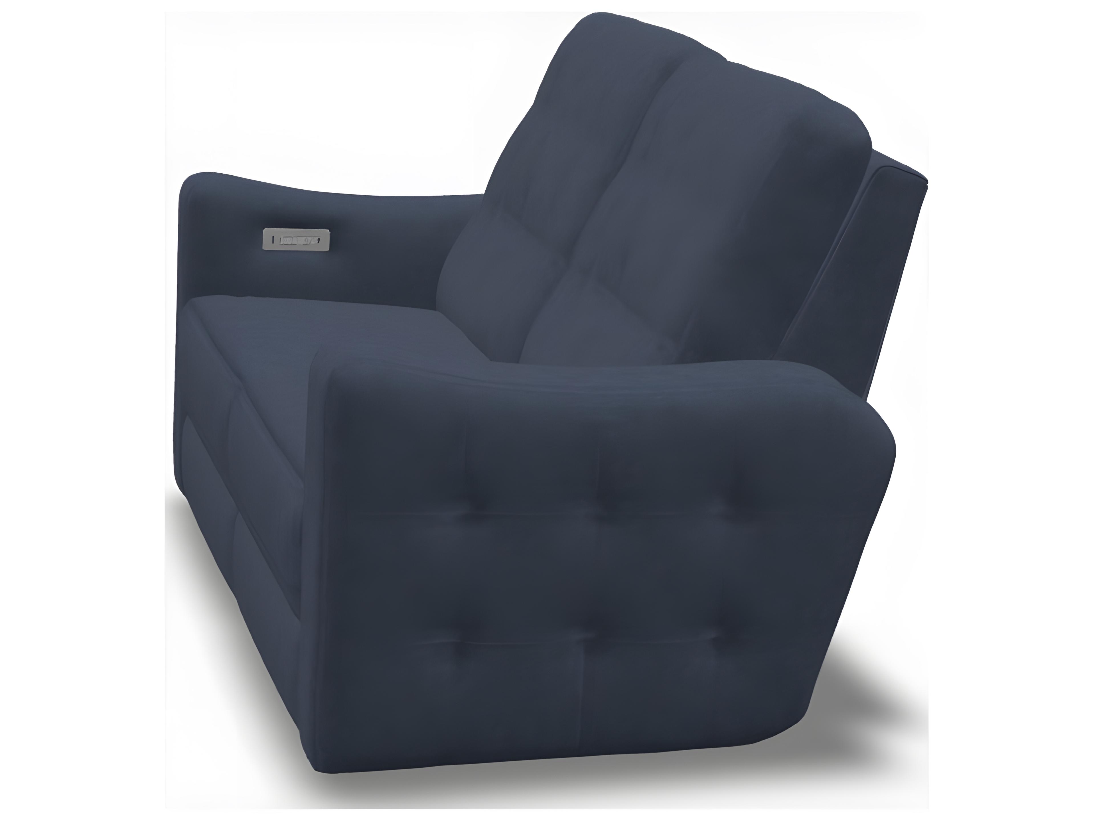 Palliser Astoria Leather Upholstery Sofa Power Recliner with Headrest & Lumbar 2 over 2