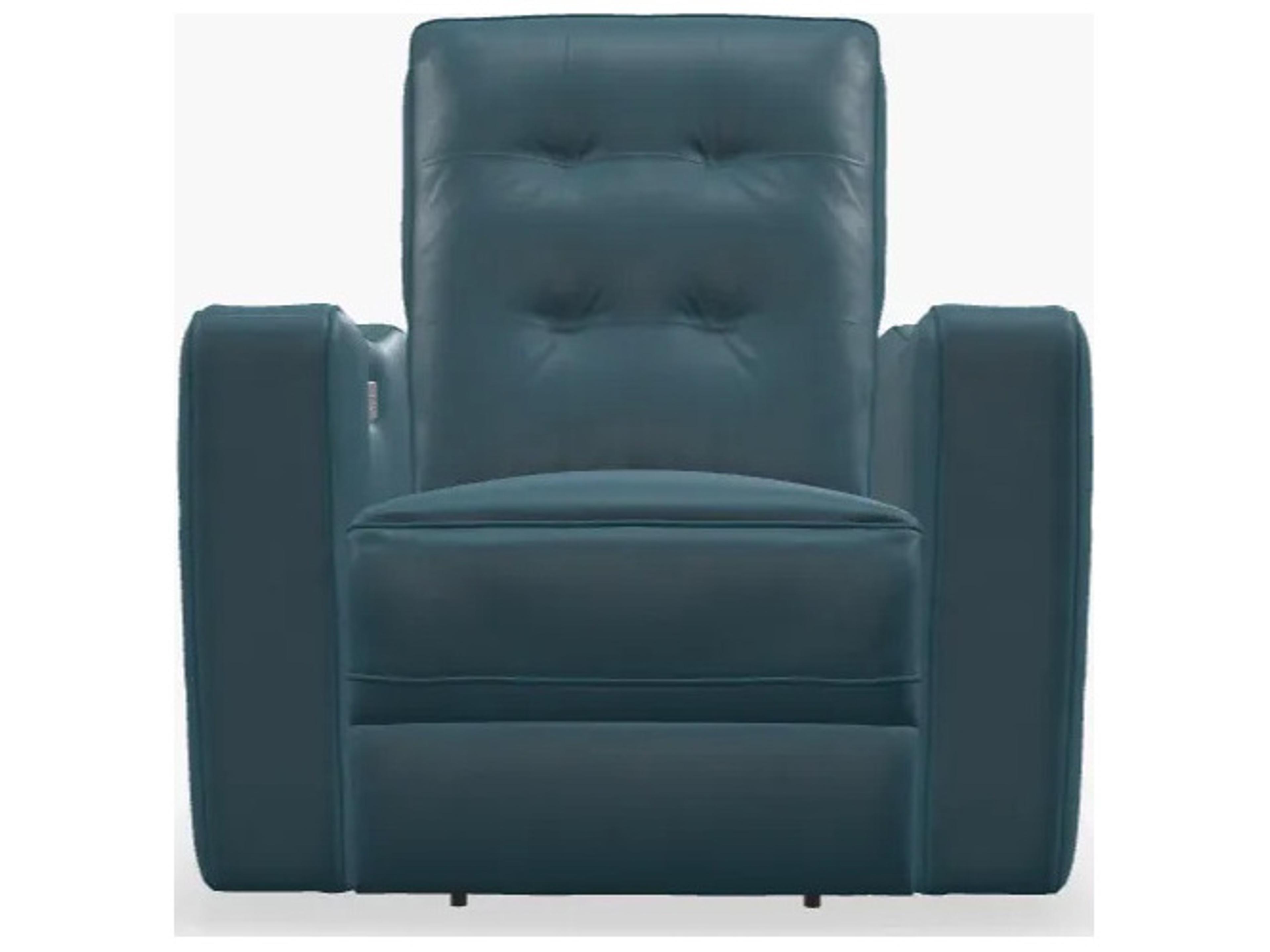 Palliser Astoria Leather Upholstery Power Recliner Wall Hugger with Headrest & Lumbar