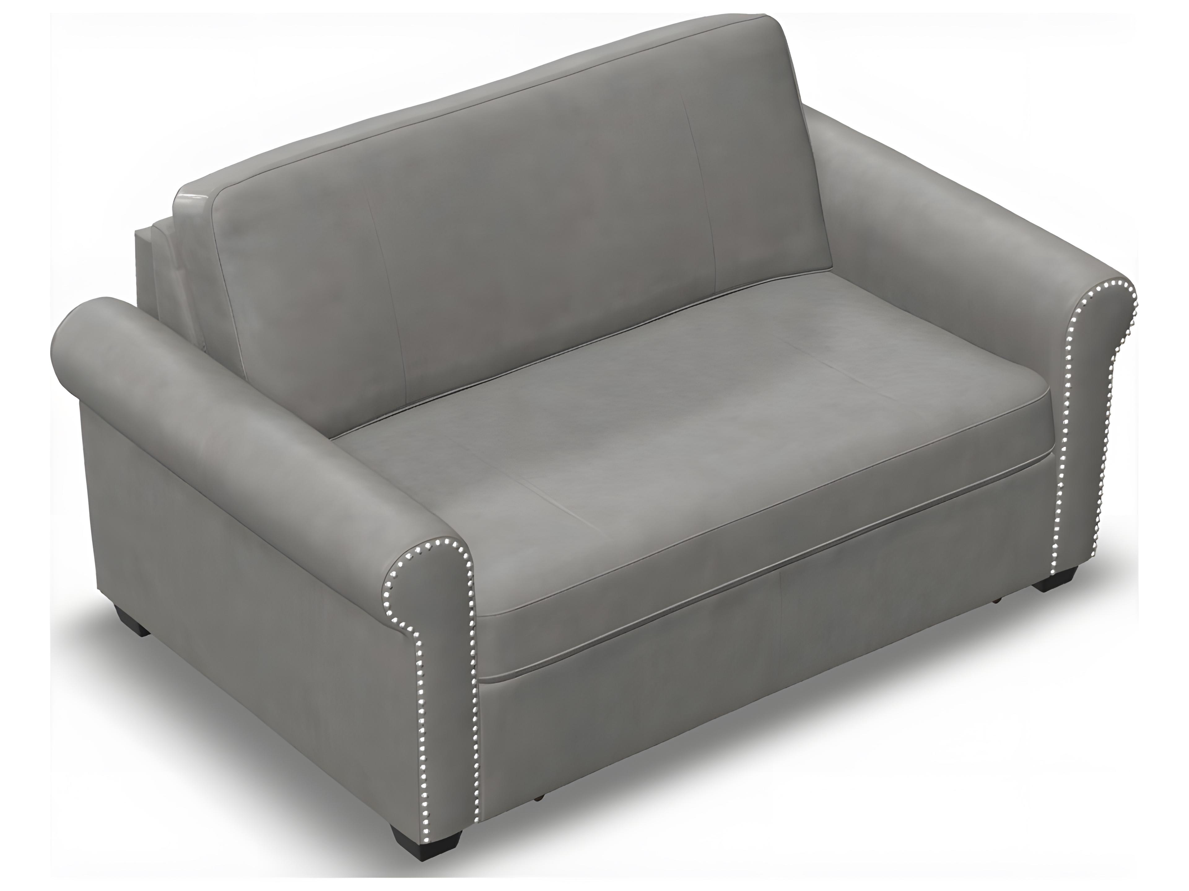 Swinden Leather Upholstery Twin Sofabed
