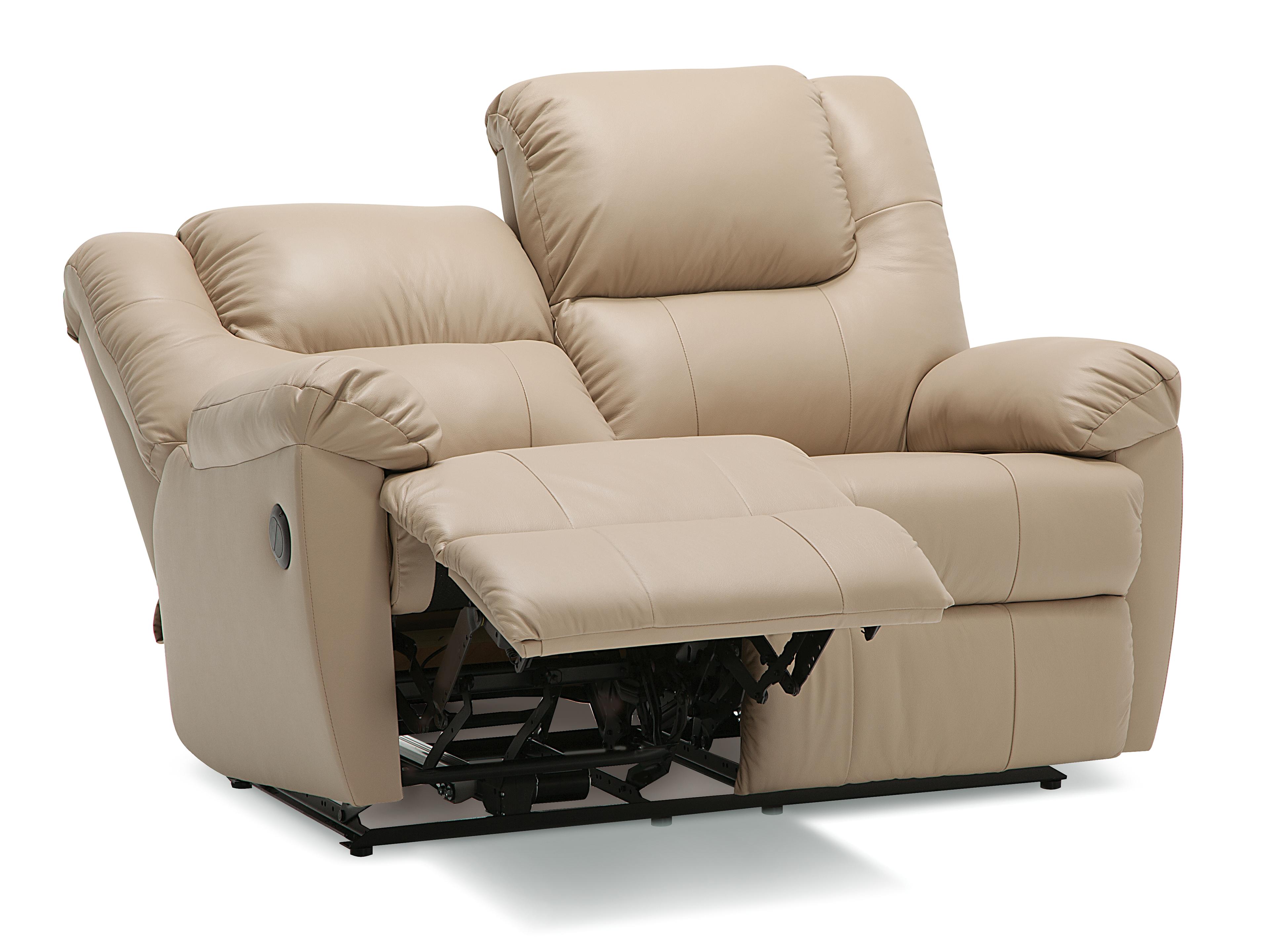 Palliser Tundra Leather Upholstery Loveseat Power Recliner