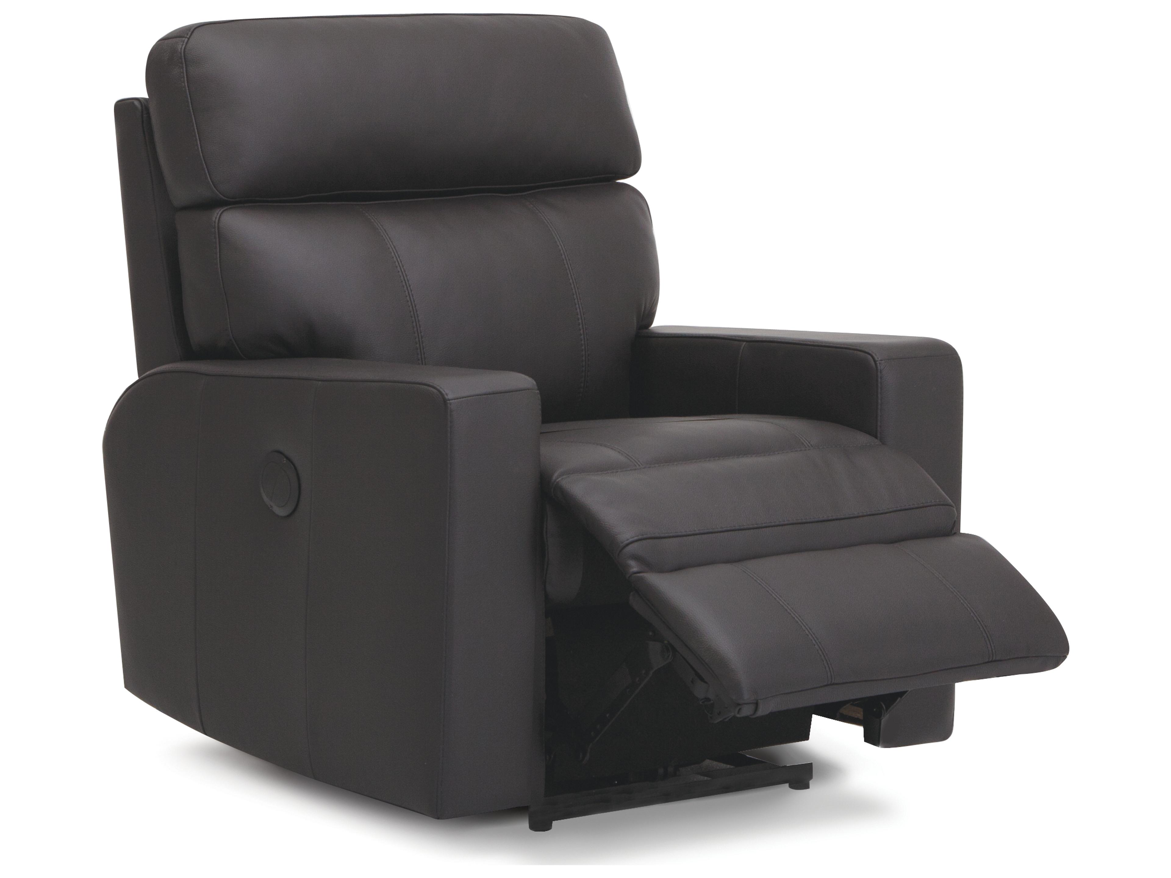 Palliser Oakwood Leather Upholstery Swivel Rocker Recliner