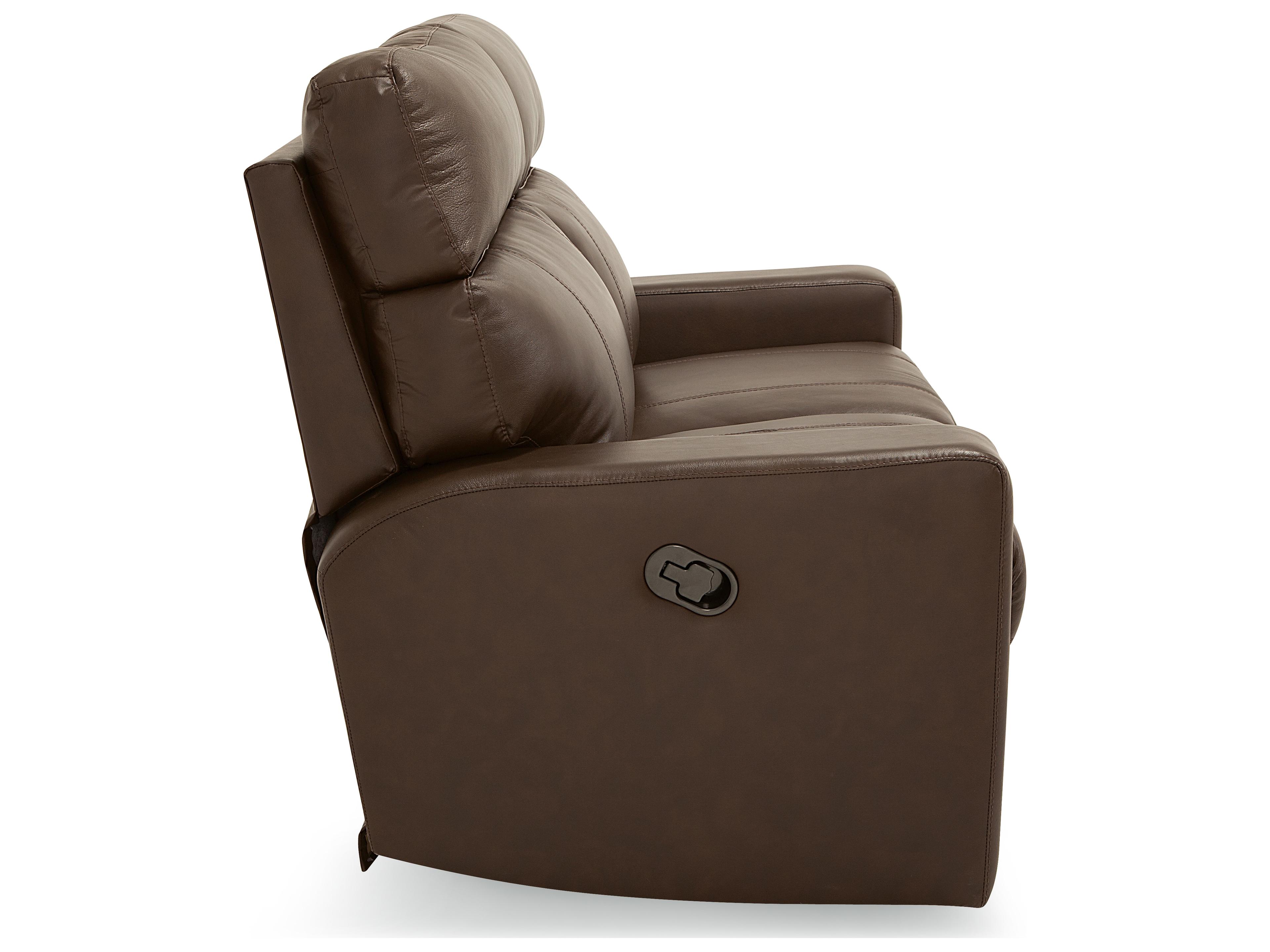 Palliser Oakwood Leather Upholstery Loveseat Recliner
