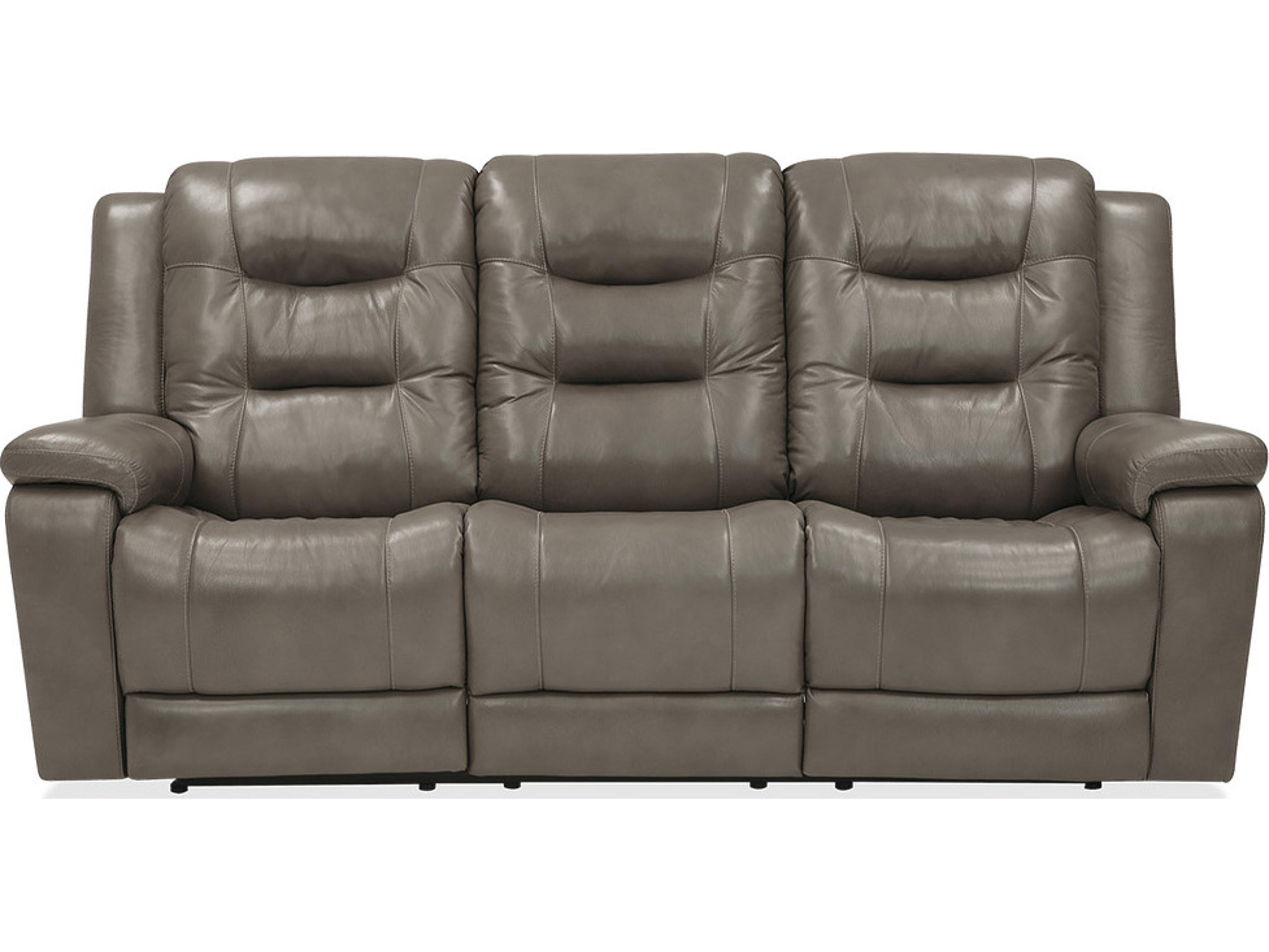 Palliser Leighton Leather Upholstery Sofa Power Recliner with Power Headrest