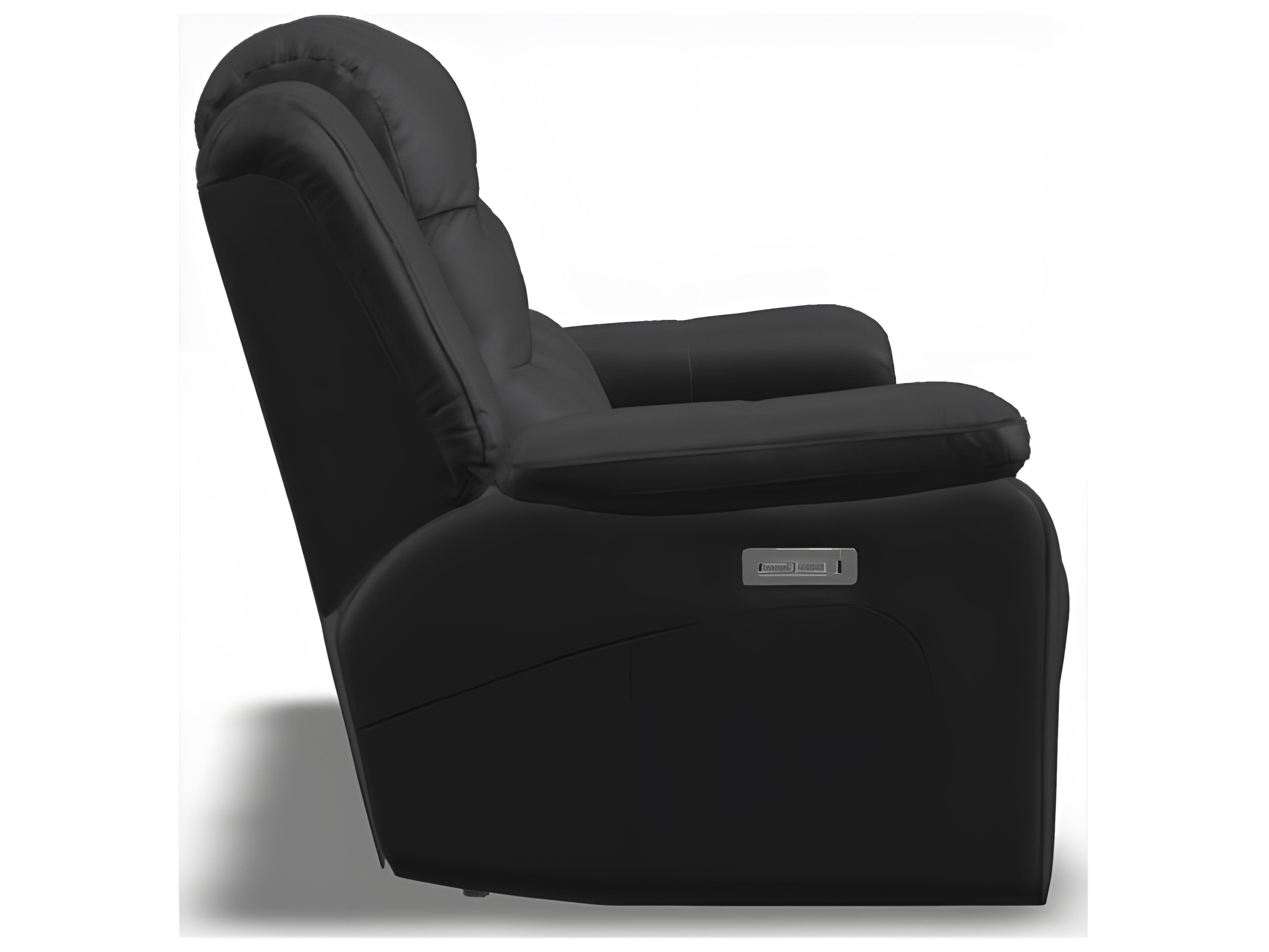 Palliser Leighton Leather Upholstery Sofa Power Recliner with Headrest & Lumbar