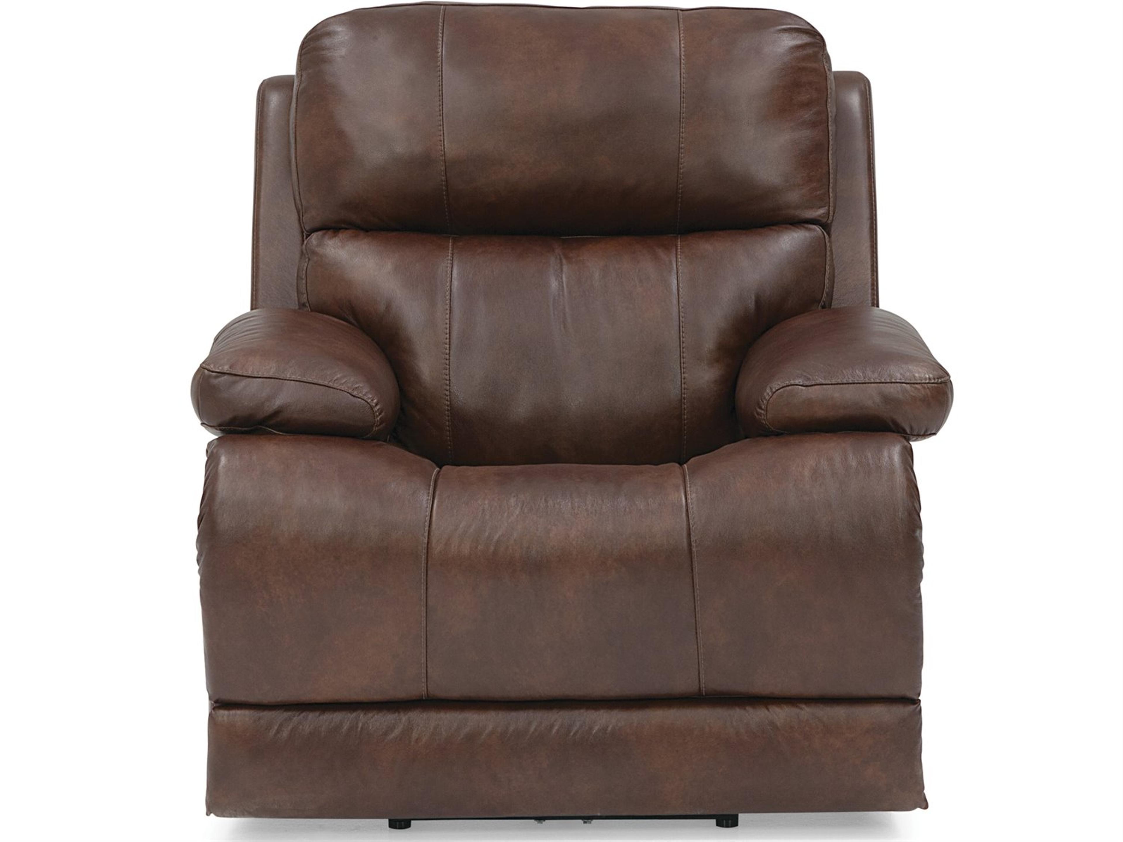 Palliser Kenaston Leather Upholstery Power Recliner Wall Hugger with Power Headrest