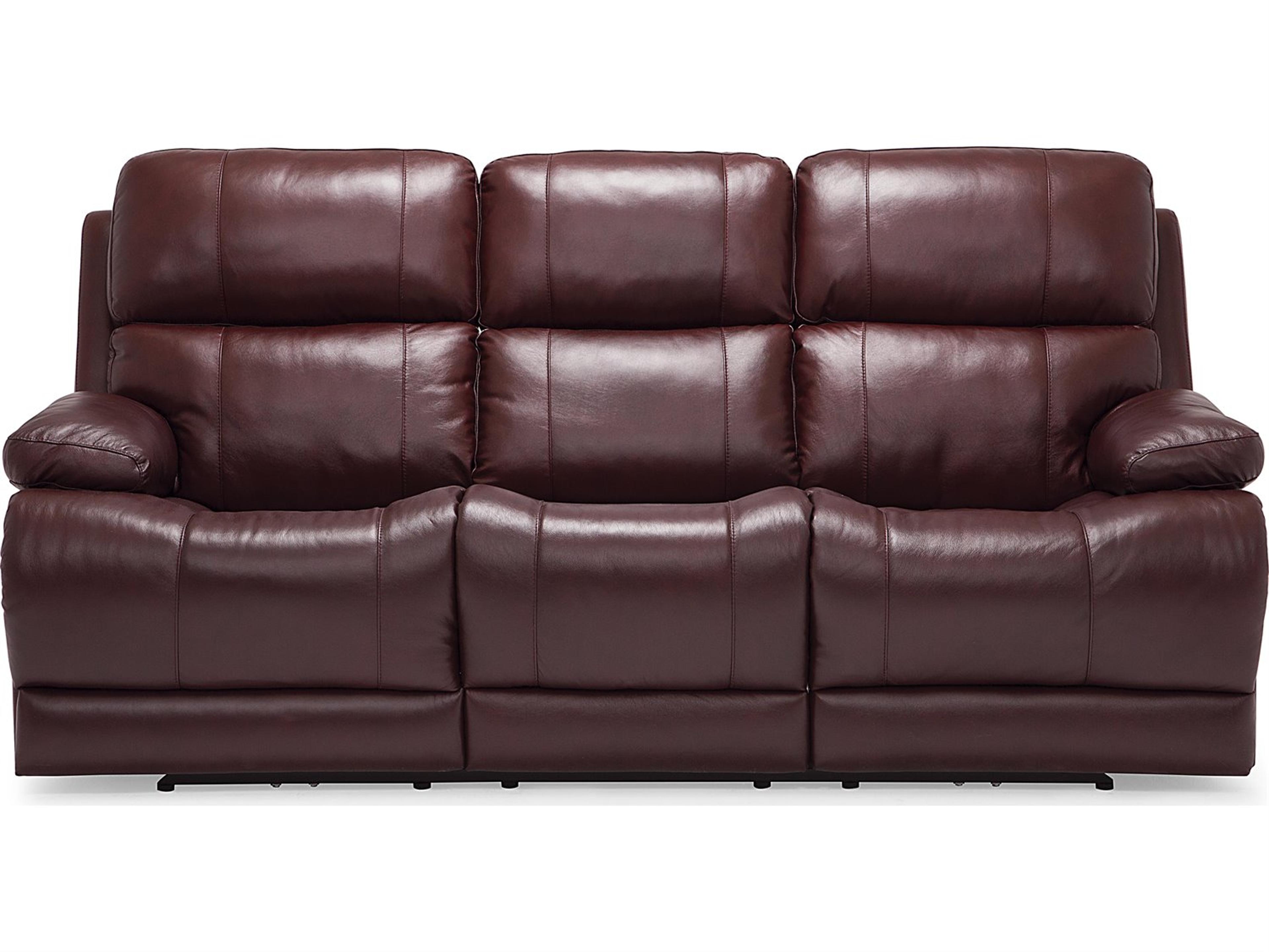 Palliser Kenaston Leather Upholstery Sofa Power Recliner with Power Headrest