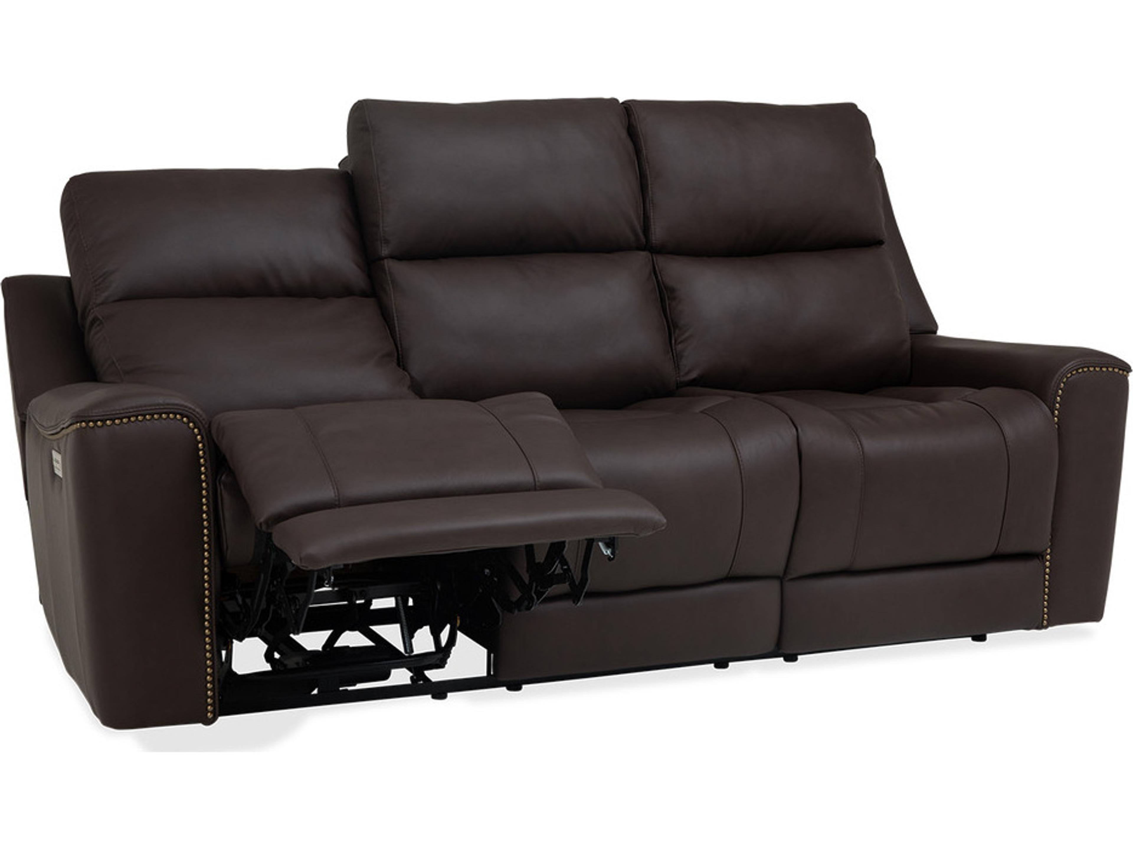 Palliser Hastings Leather Upholstery Sofa Power Recliner with Power Headrest