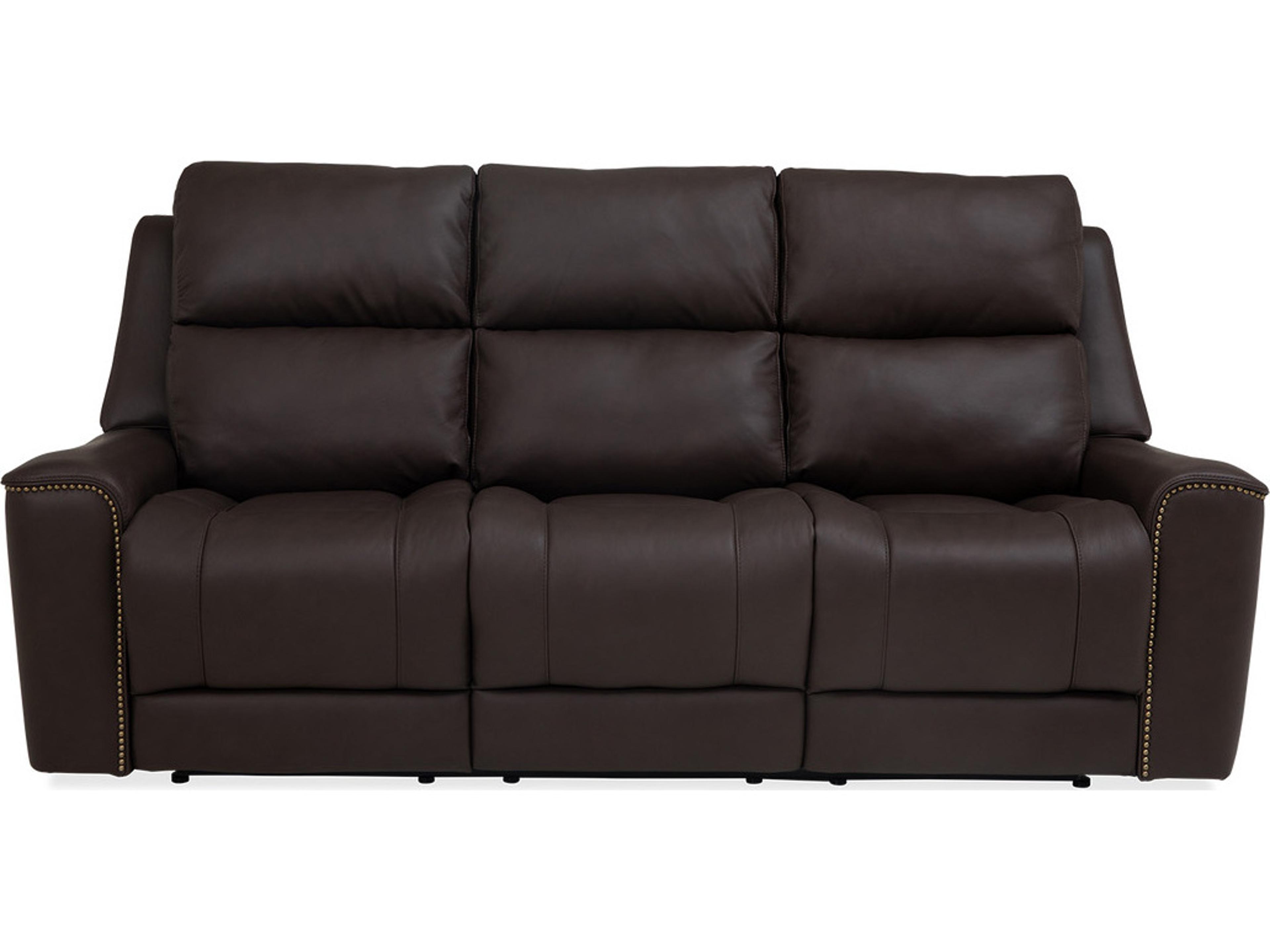 Palliser Hastings Leather Upholstery Sofa Power Recliner with Power Headrest