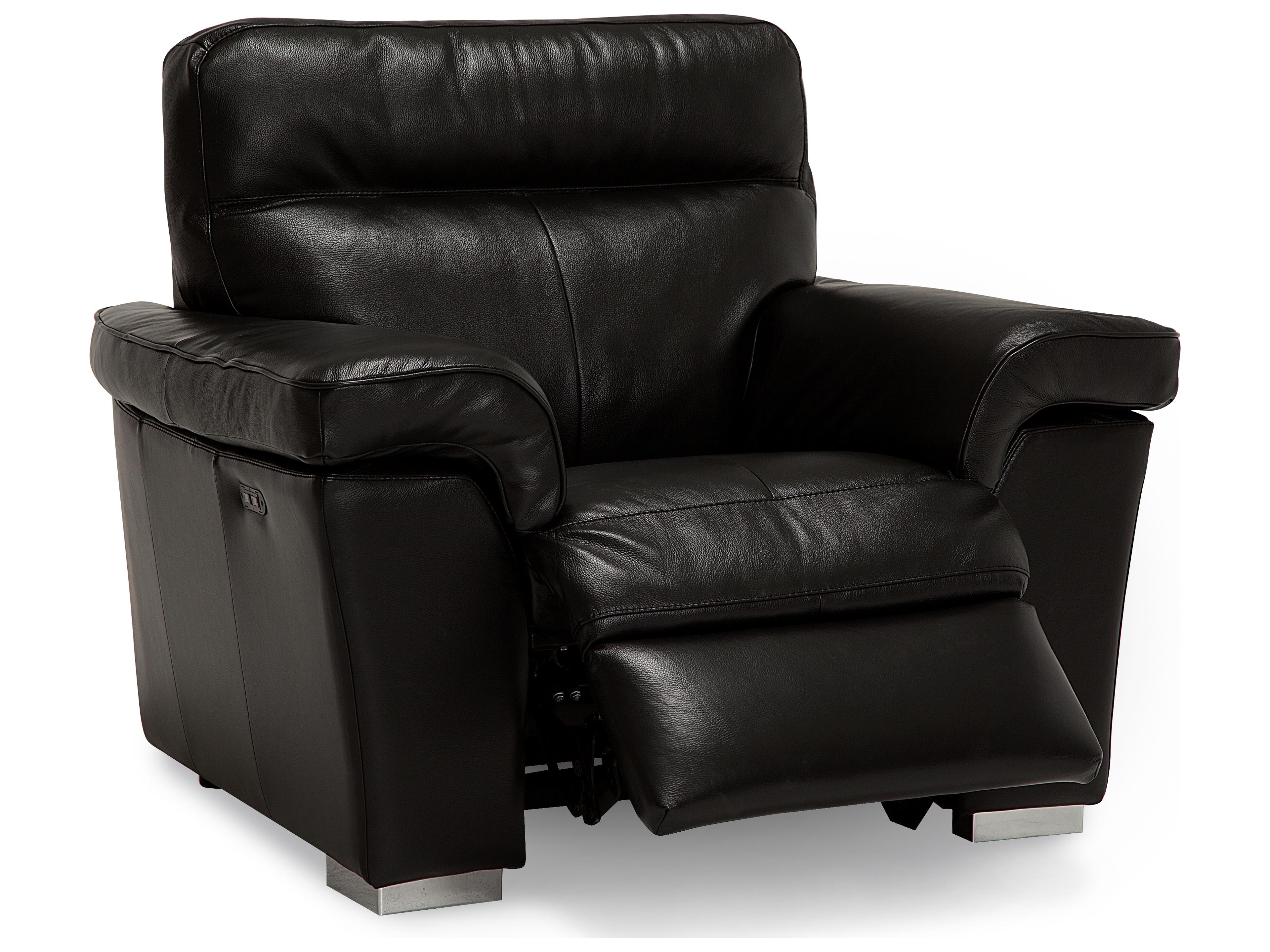 Palliser Alaska Leather Upholstery Power Recliner Wall Hugger with Power Headrest