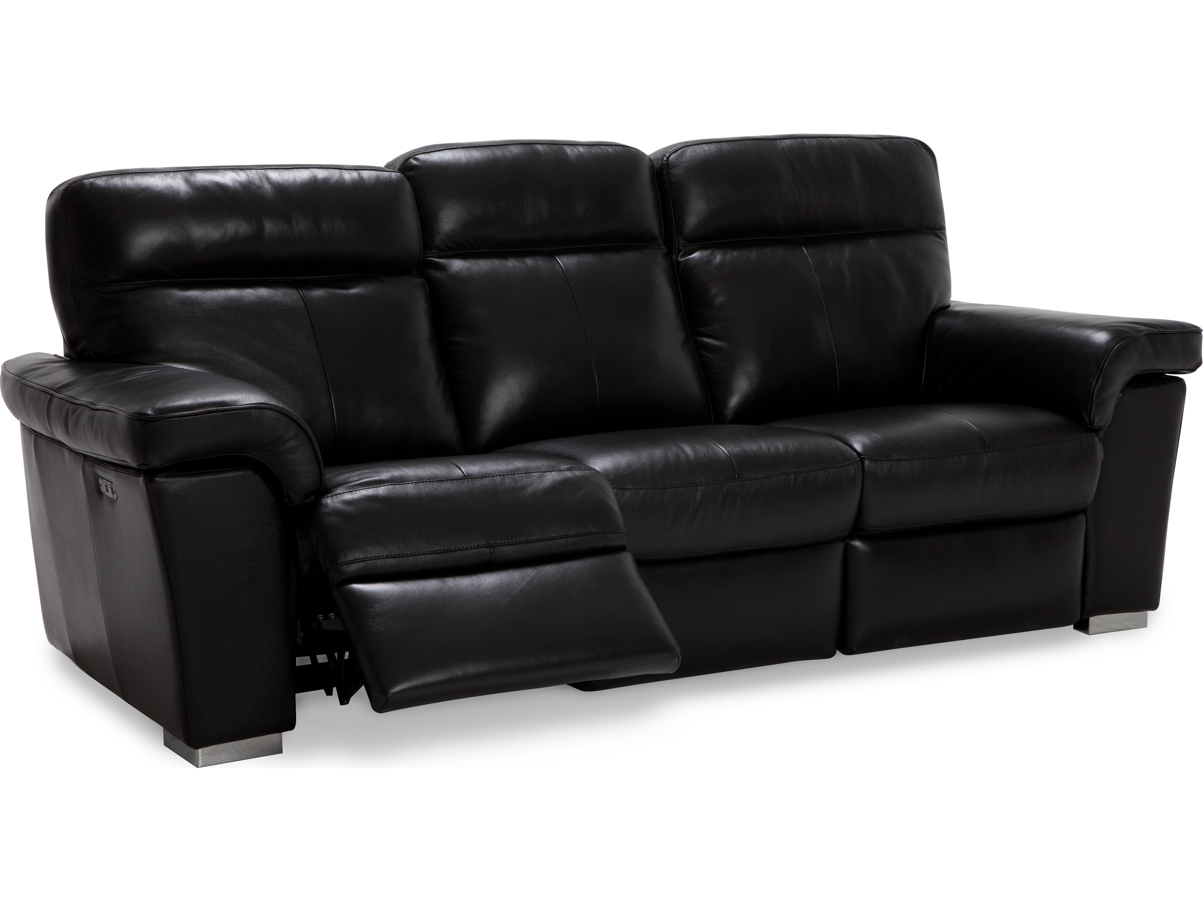 Alaska Leather Upholstery Sofa Power Recliner with Power Headrest
