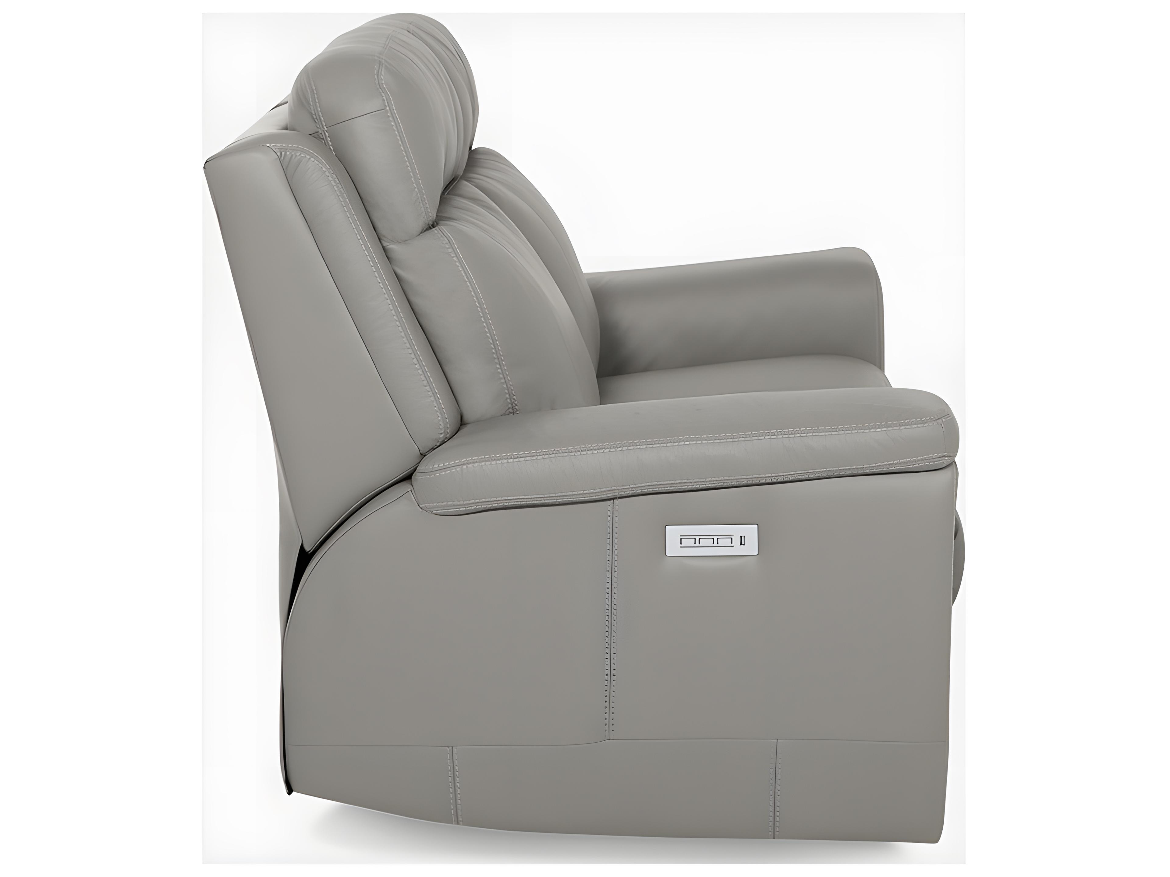 Palliser Asher Leather Upholstery Loveseat Power Recliner