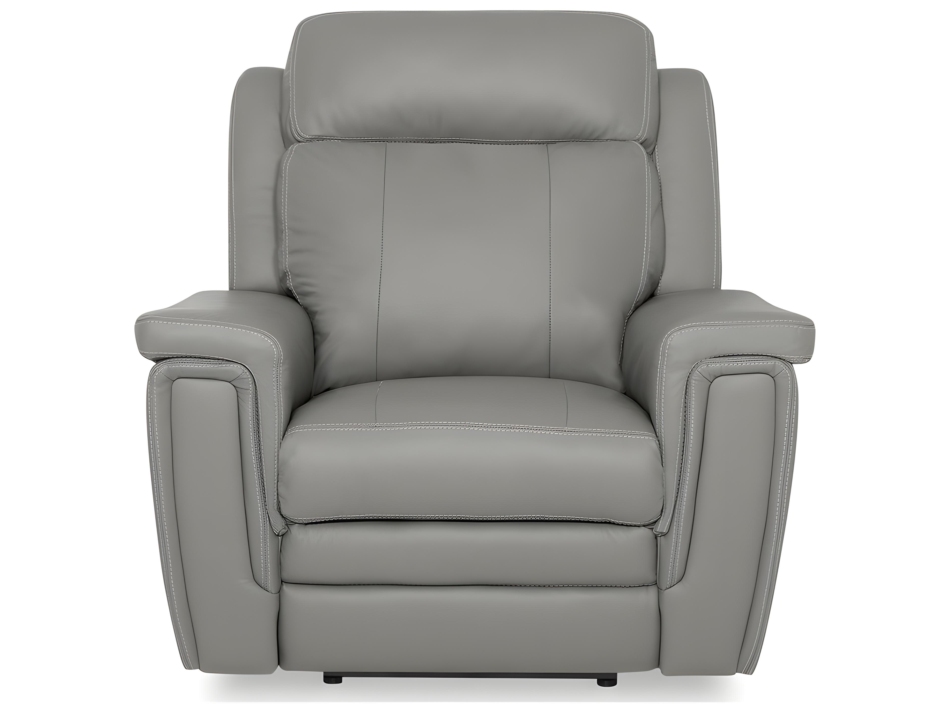 Palliser Asher Leather Upholstery Power Recliner Wall Hugger with Power Headrest