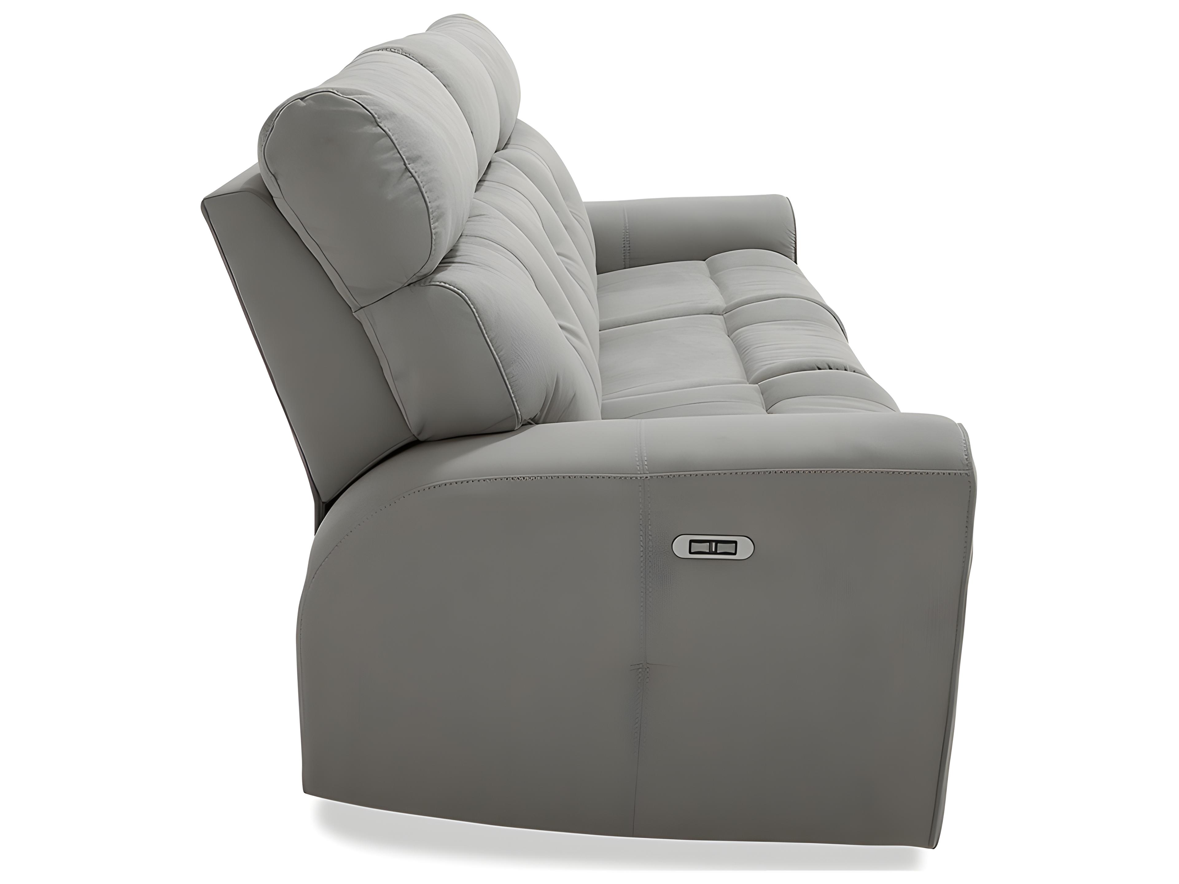 Palliser Washington Leather Upholstery Sofa Power Recliner with Power Headrest
