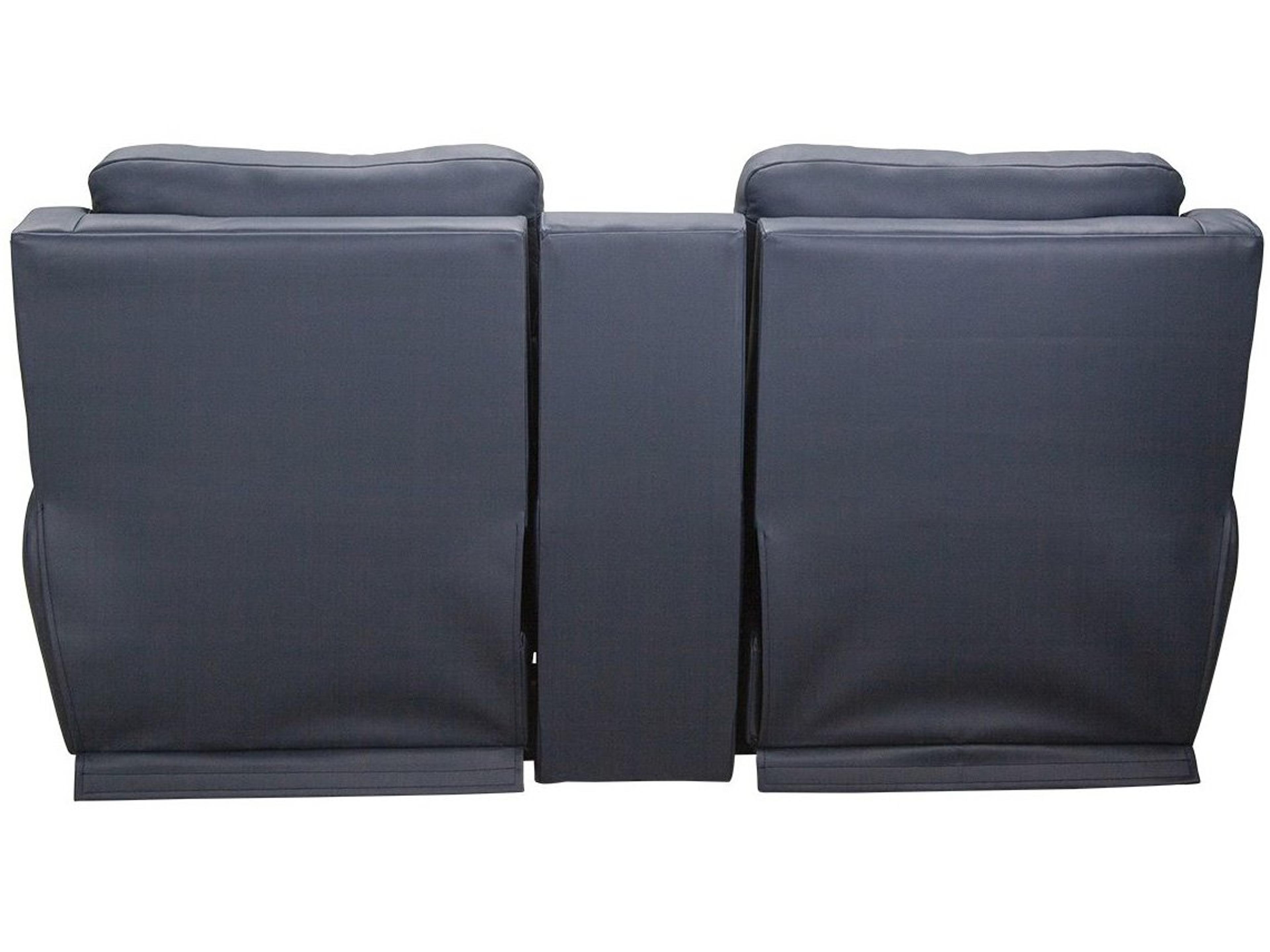 Palliser Gavin Leather Upholstery Console Loveseat Power Recliner with Cupholder with Power Headrest