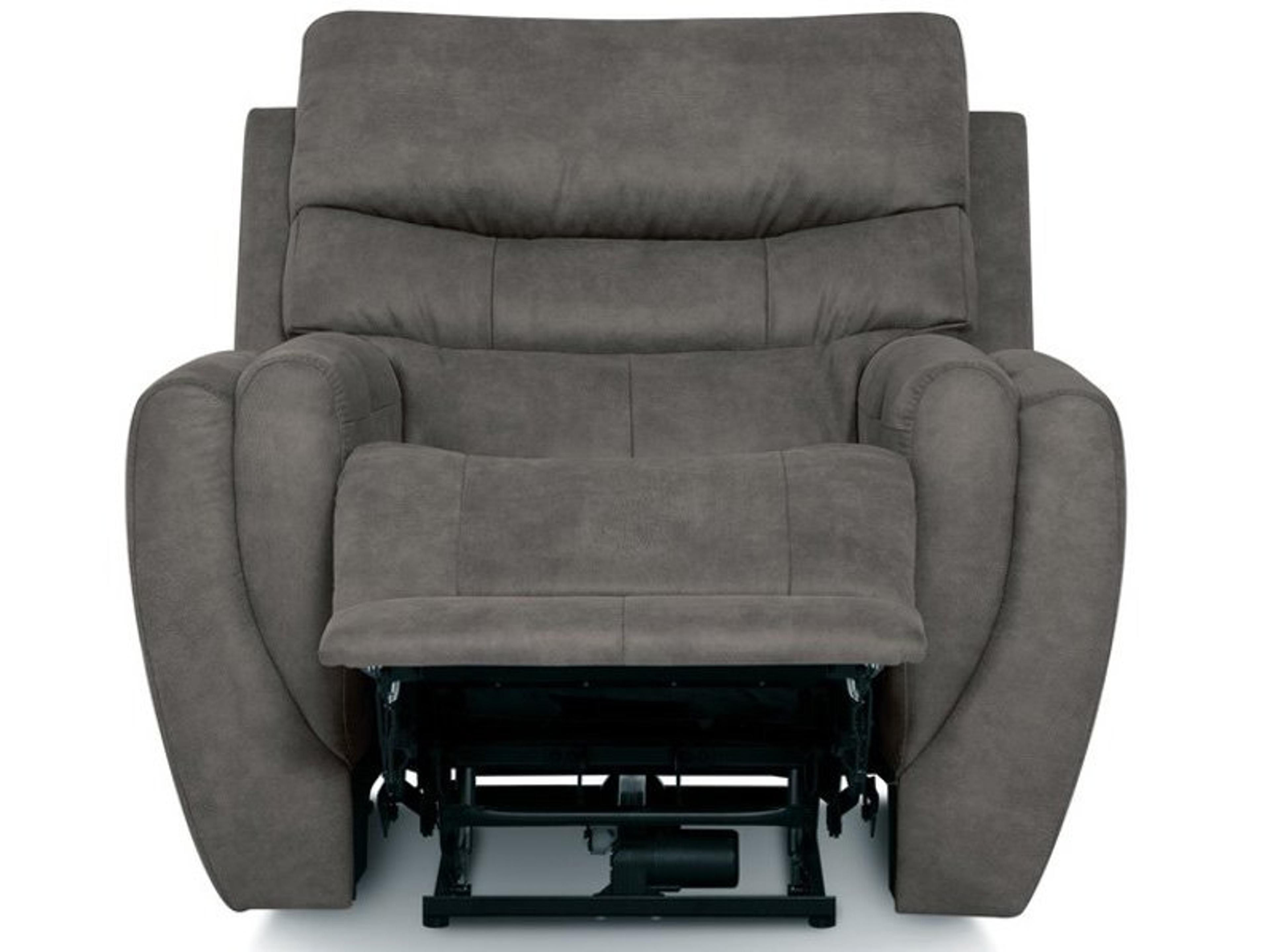 Palliser Gavin Leather Upholstery Power Recliner Wall Hugger with Headrest & Lumbar