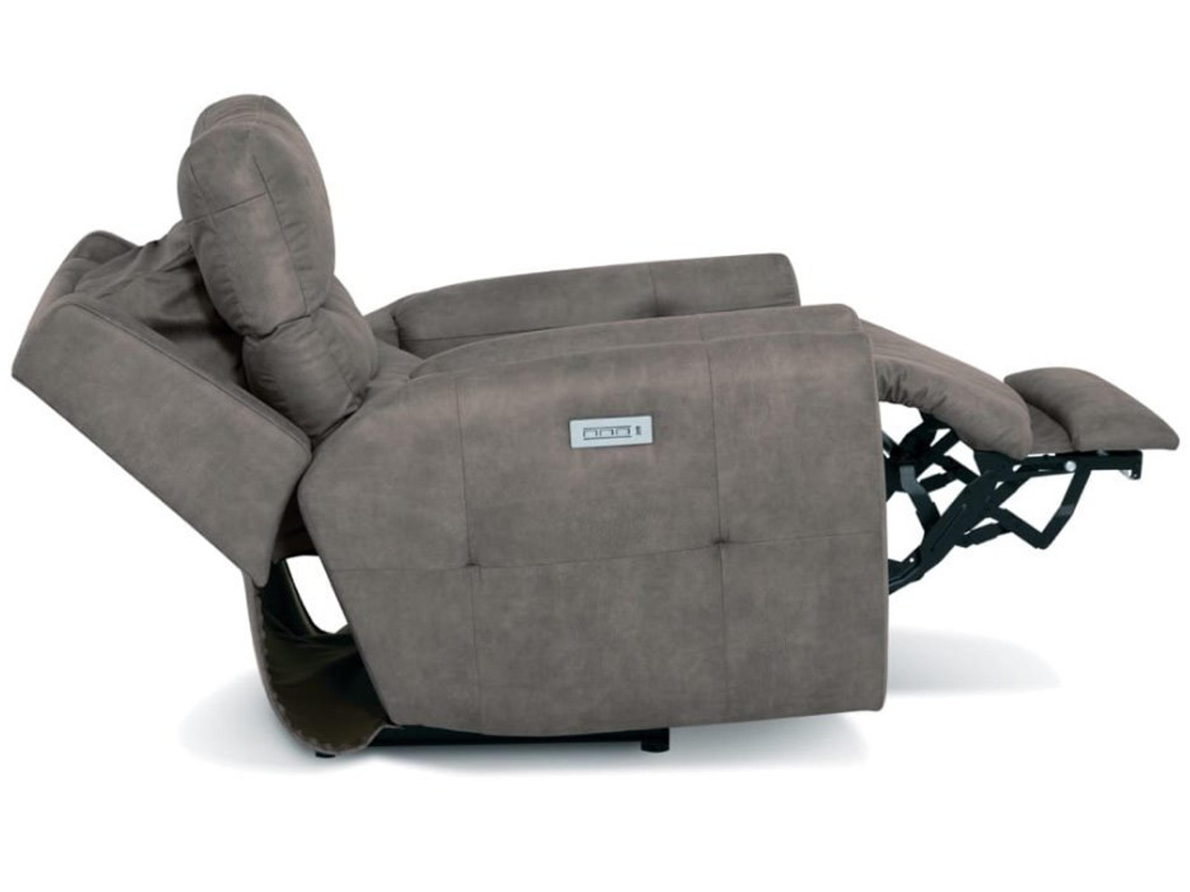 Palliser Gavin Leather Upholstery Power Recliner Wall Hugger with Headrest & Lumbar