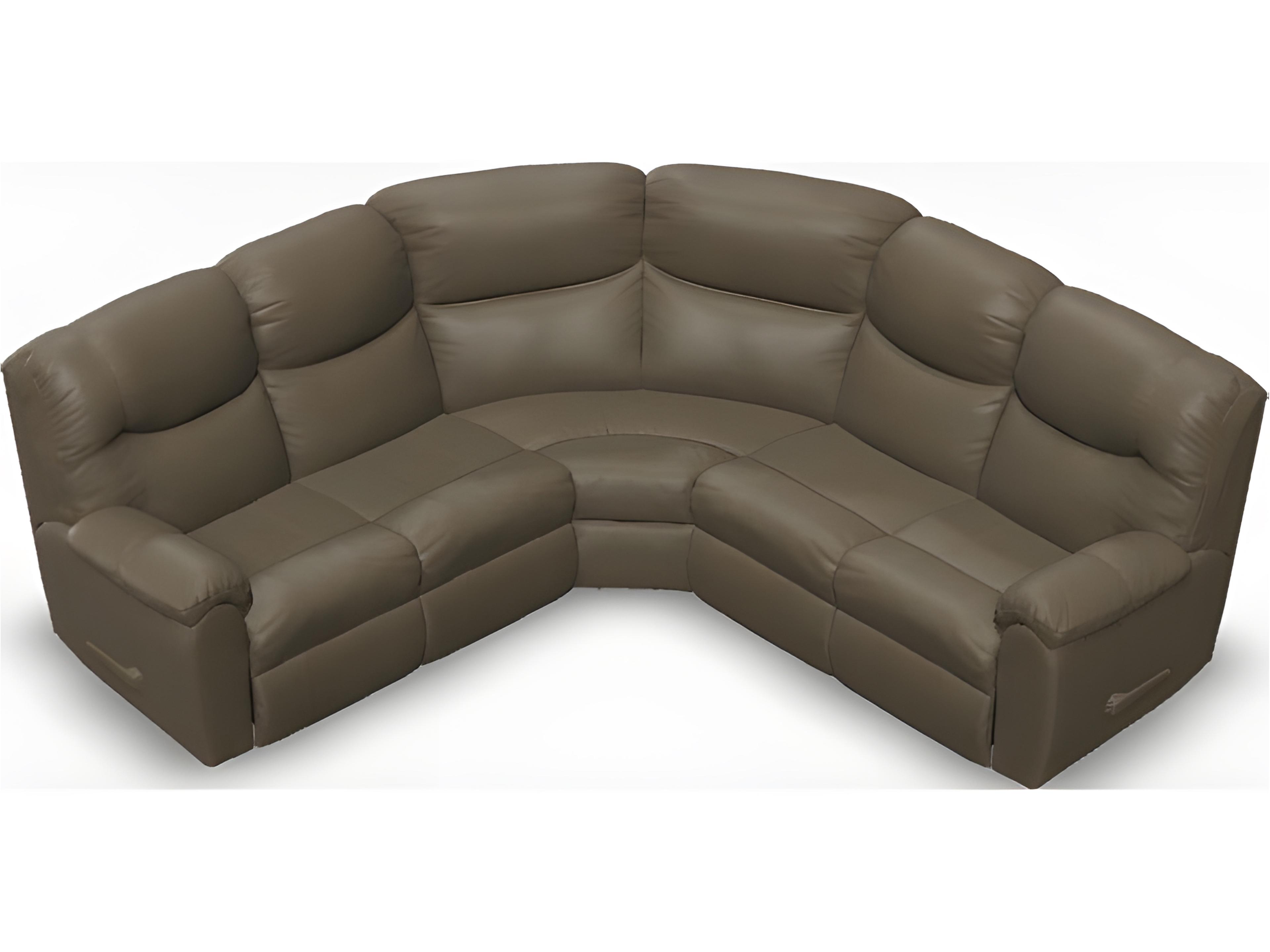 Palliser Regent Leather Upholstery Sectional Sofa