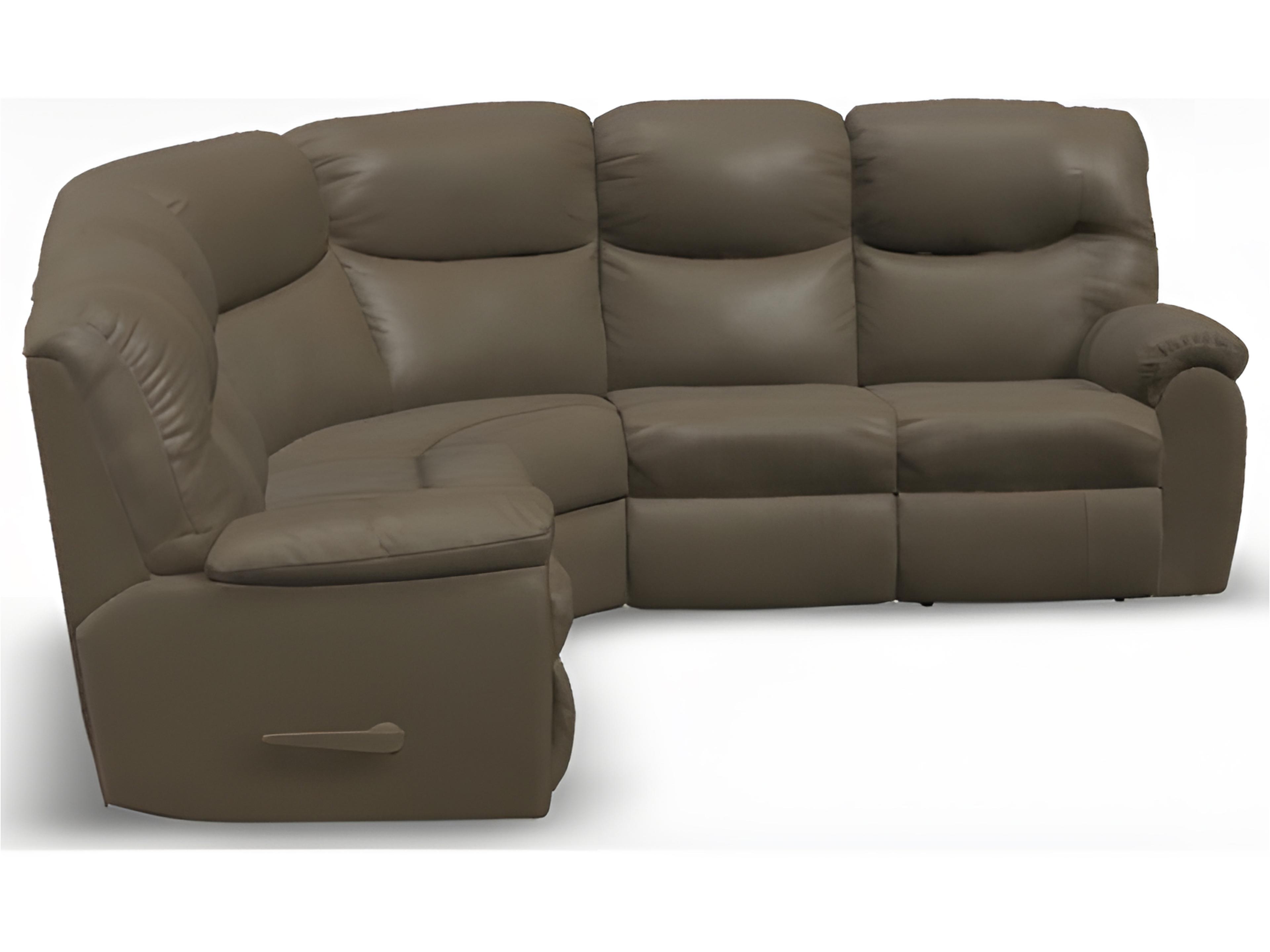 Palliser Regent Leather Upholstery Sectional Sofa