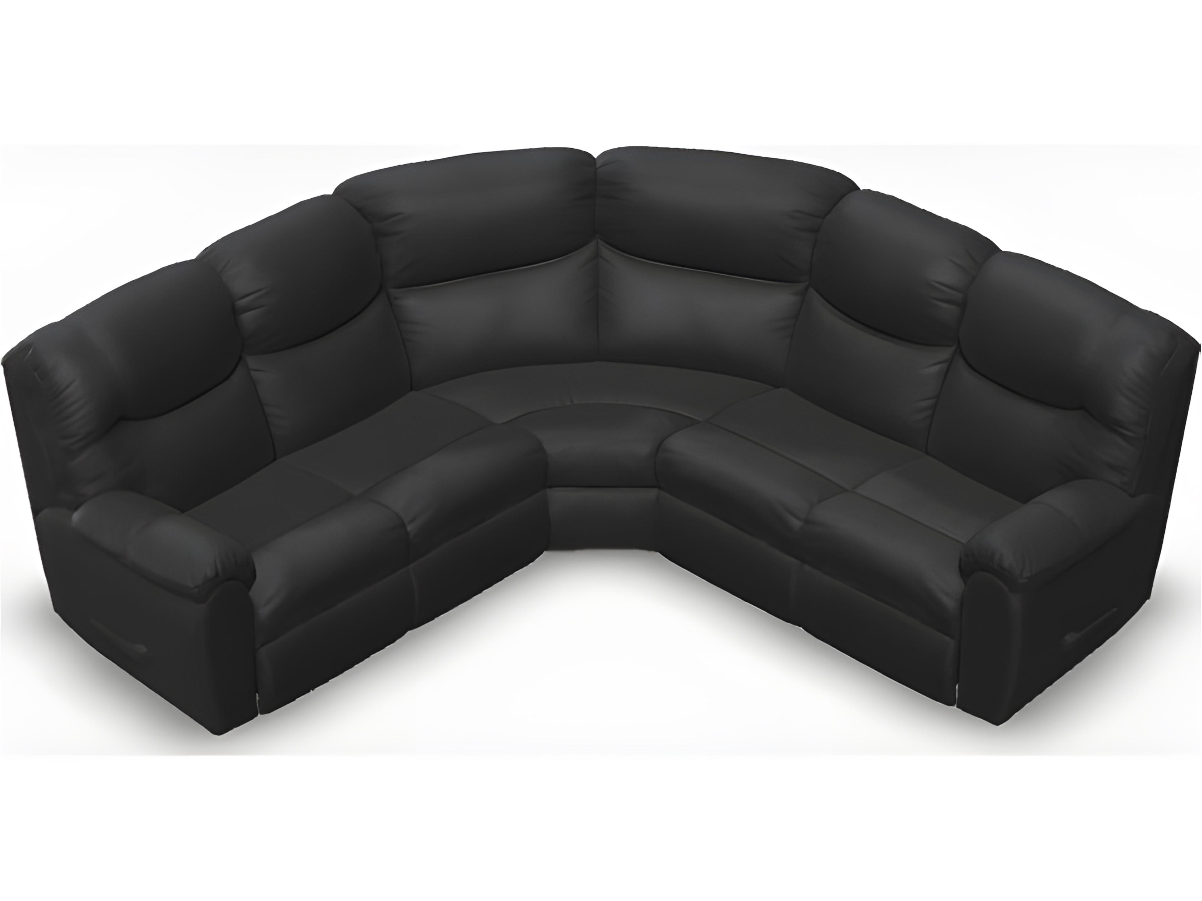 Palliser Regent Leather Upholstery Sectional Sofa