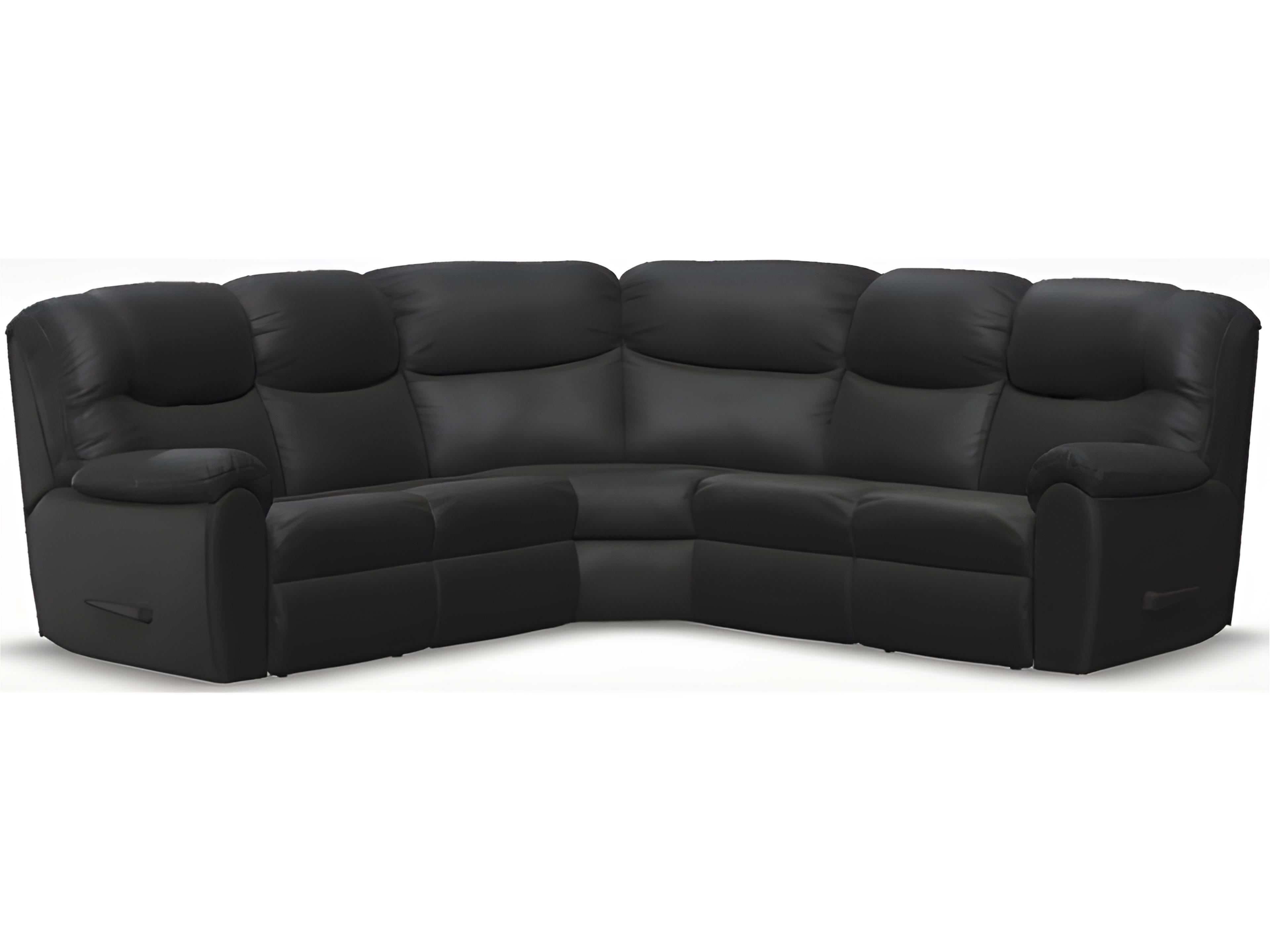 Palliser Regent Leather Upholstery Sectional Sofa