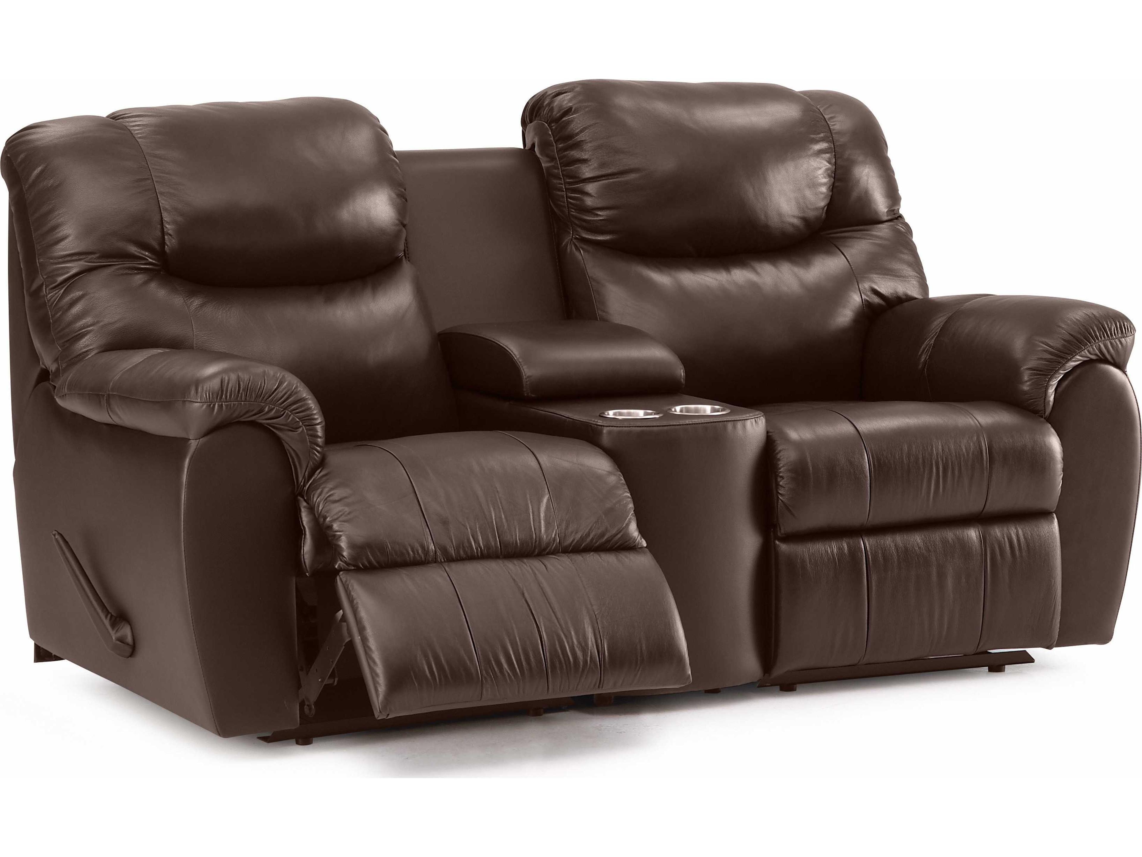 Palliser Regent Leather Upholstery Loveseat