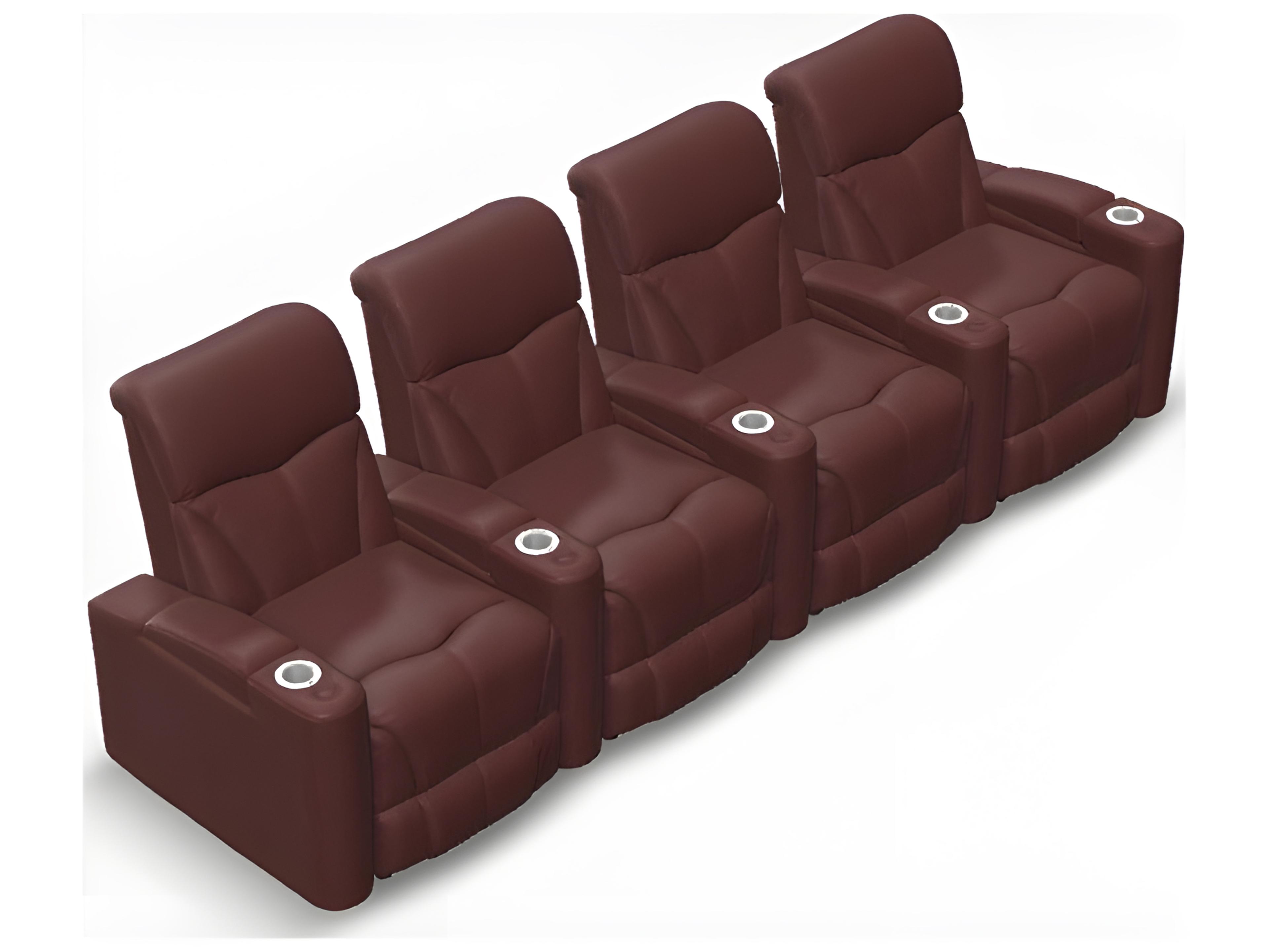 Vivid Leather Upholstery Sectional Sofa