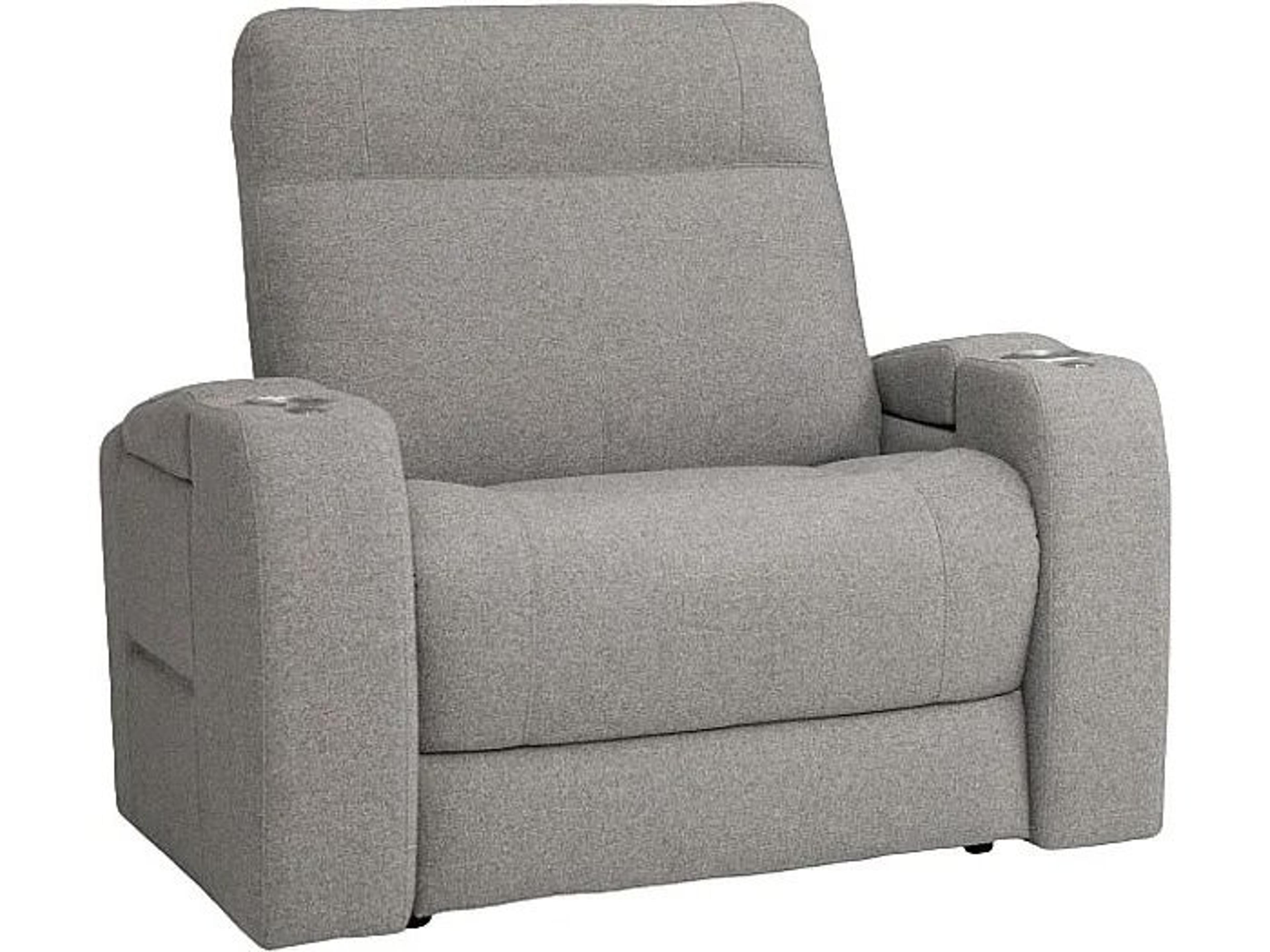 Virtue Leather Upholstery Power Recliner with Power Headrest & Lumbar