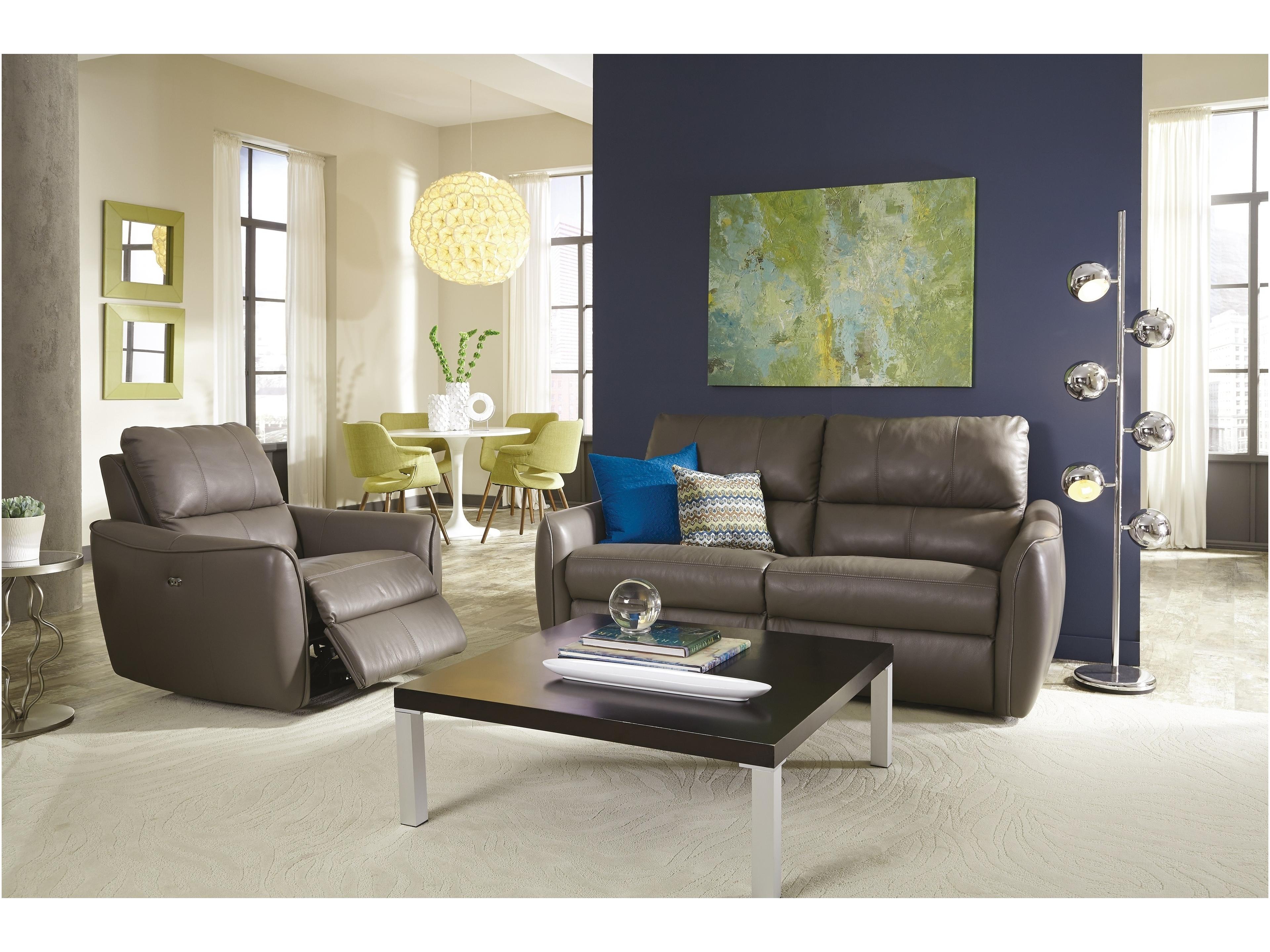 Palliser Arlo Leather Upholstery Loveseat Power Recliner