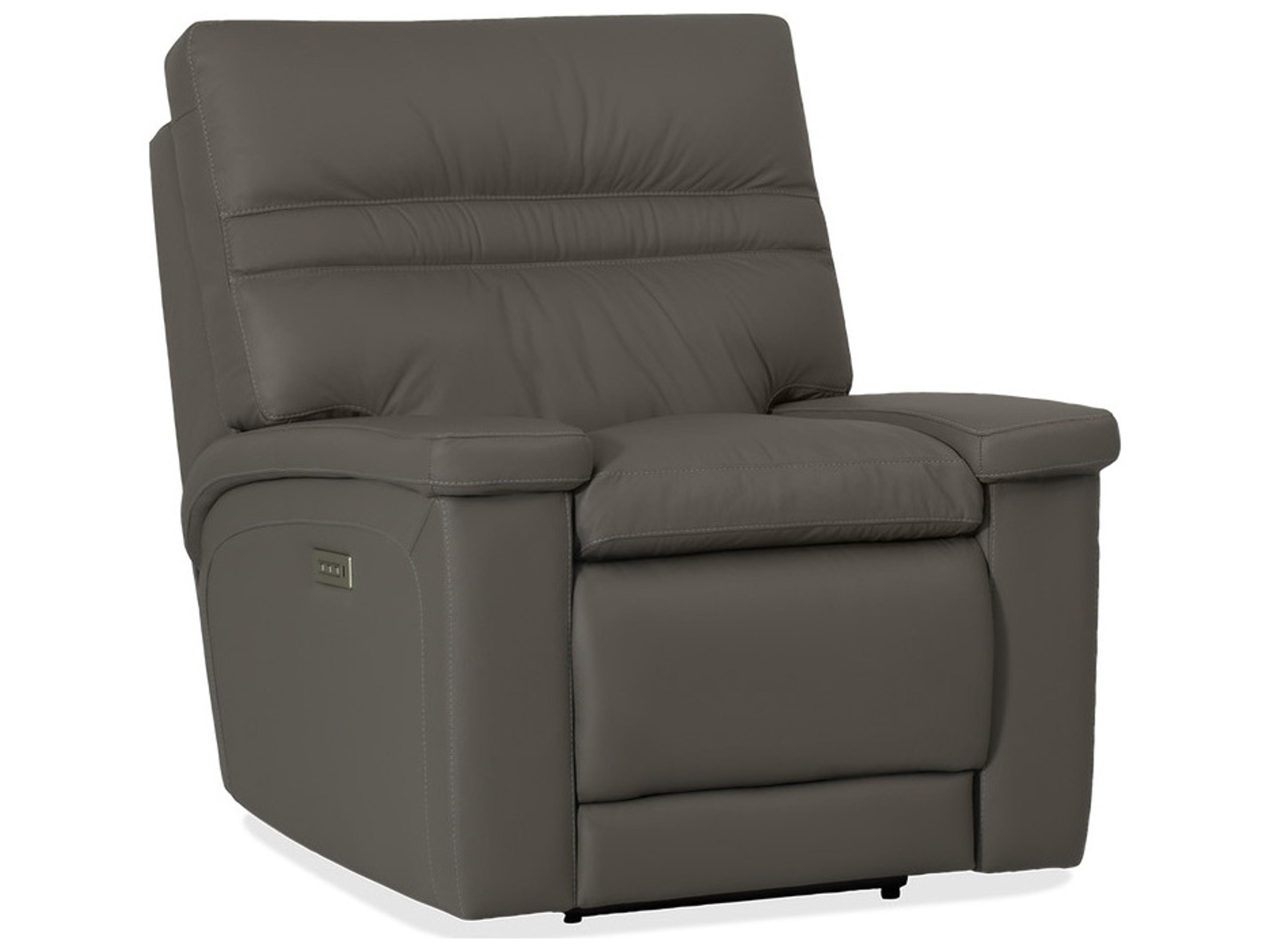 Leo Leather Upholstery Power Recliner Wall Hugger with Power Headrest
