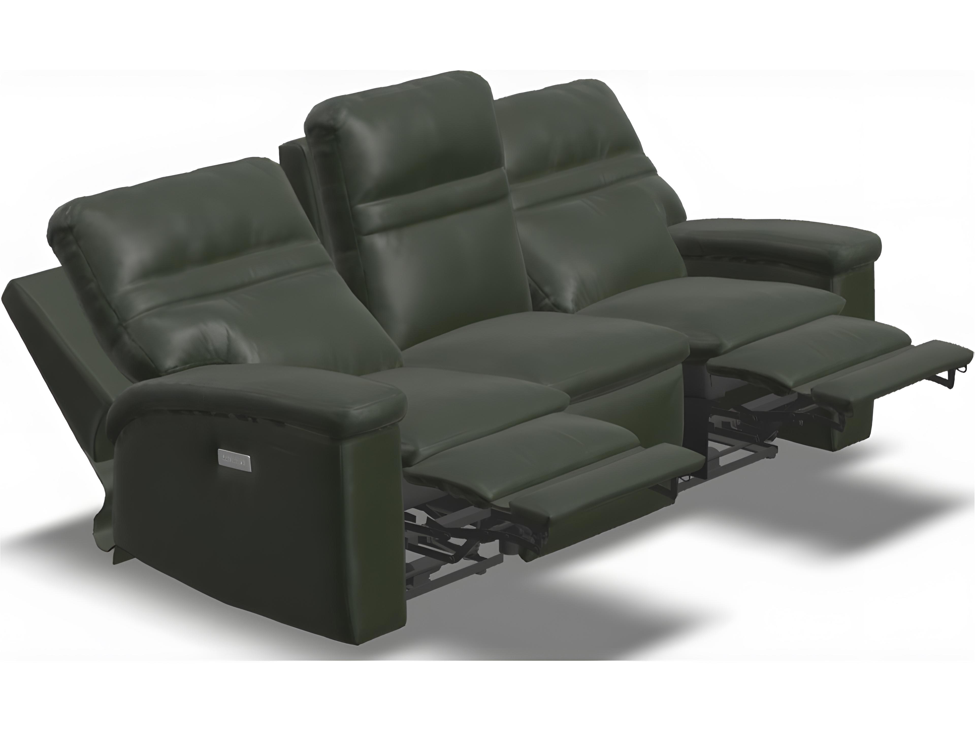 Palliser Leo Leather Upholstery Sofa Power Recliner with Power Headrest