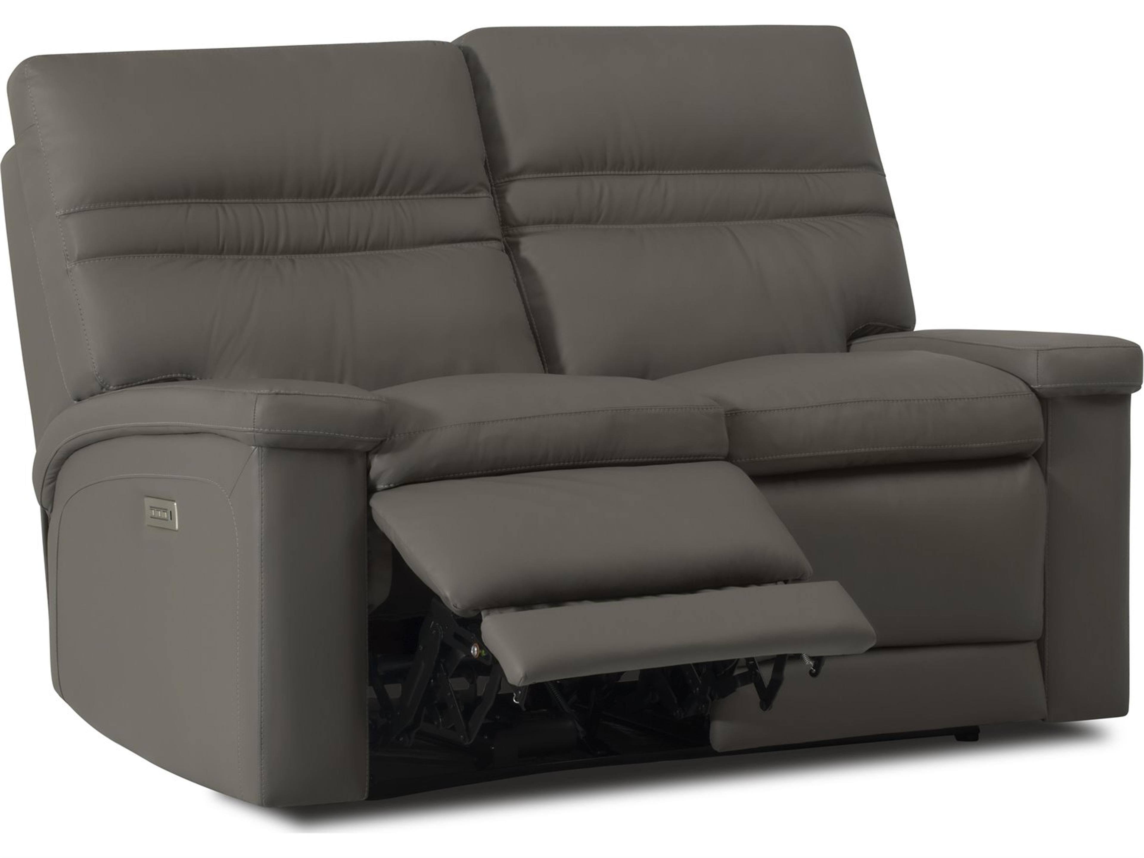 Palliser Leo Leather Upholstery Loveseat Power Recliner with Power Headrest