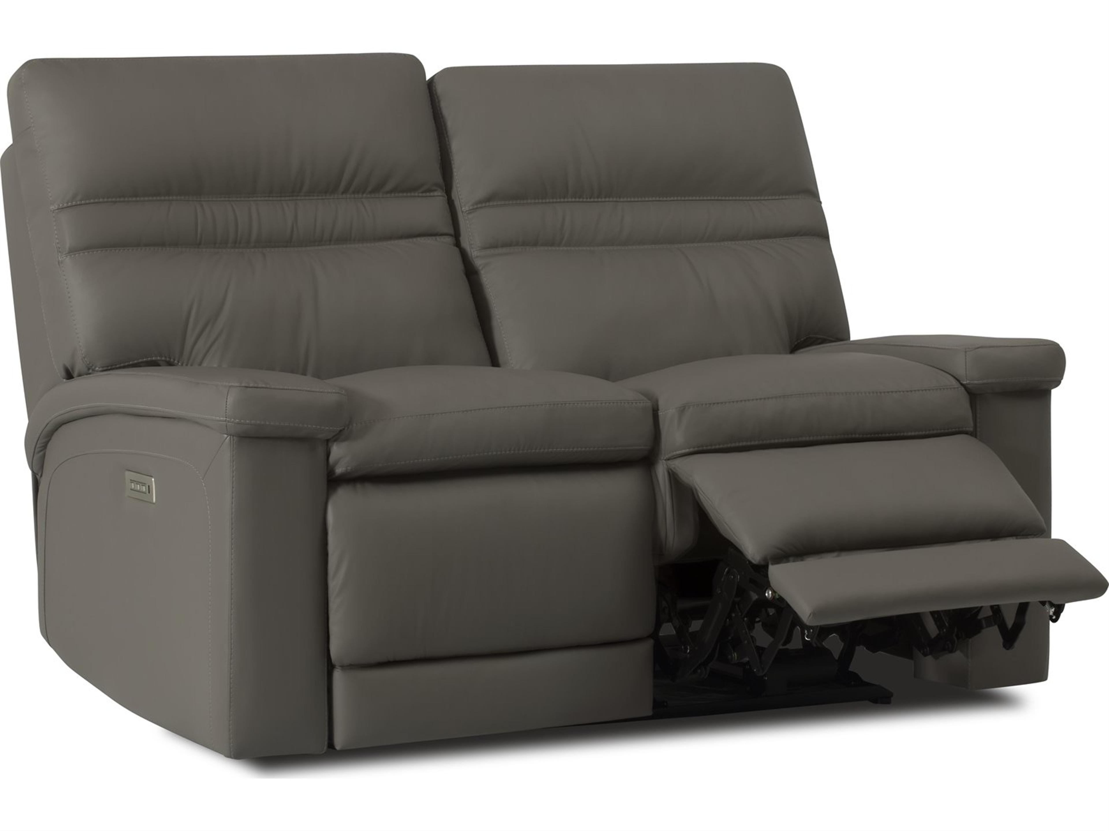 Palliser Leo Leather Upholstery Loveseat Power Recliner with Power Headrest