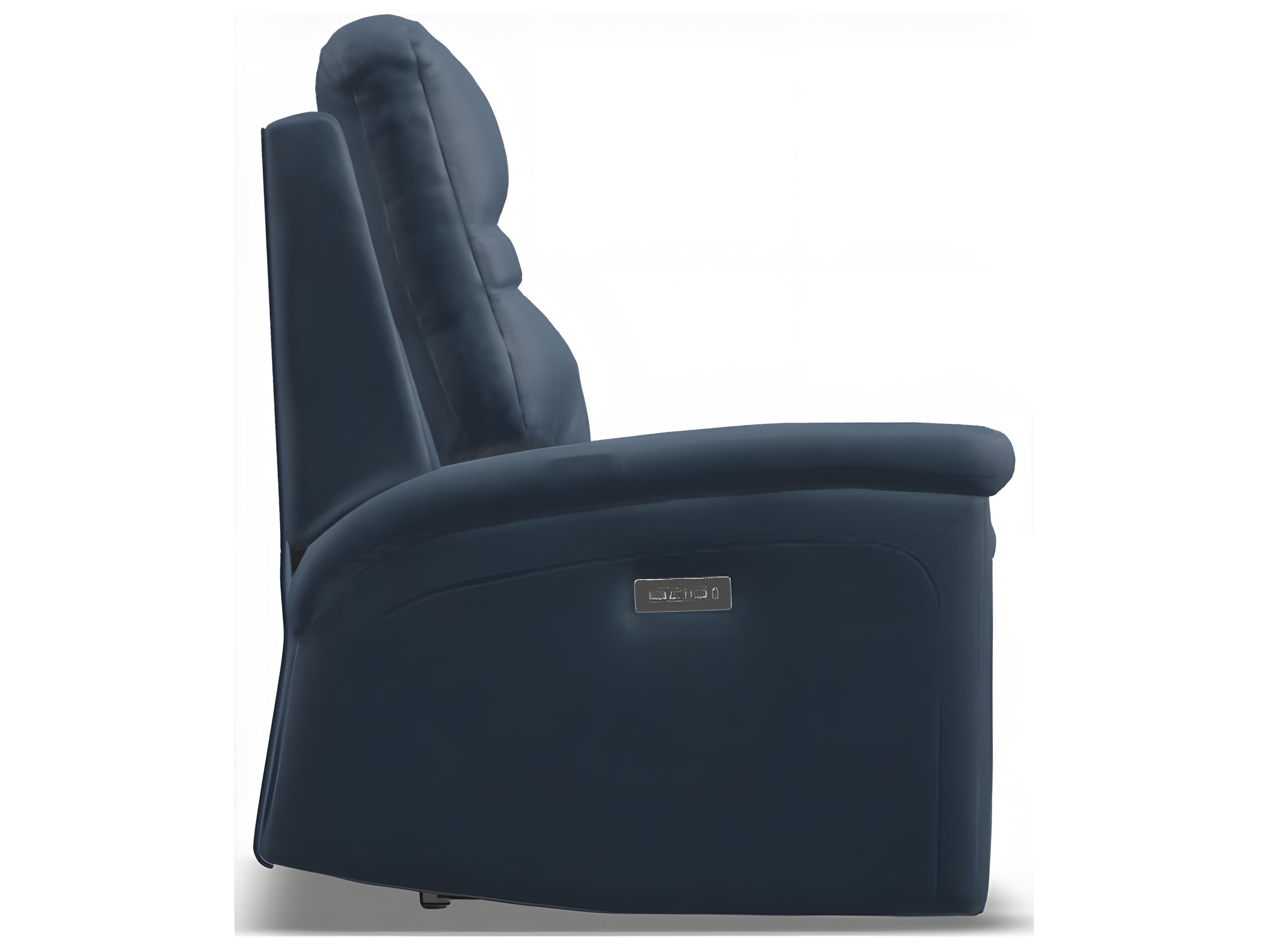 Palliser Leo Leather Upholstery Power Recliner Wall Hugger with Headrest & Lumbar