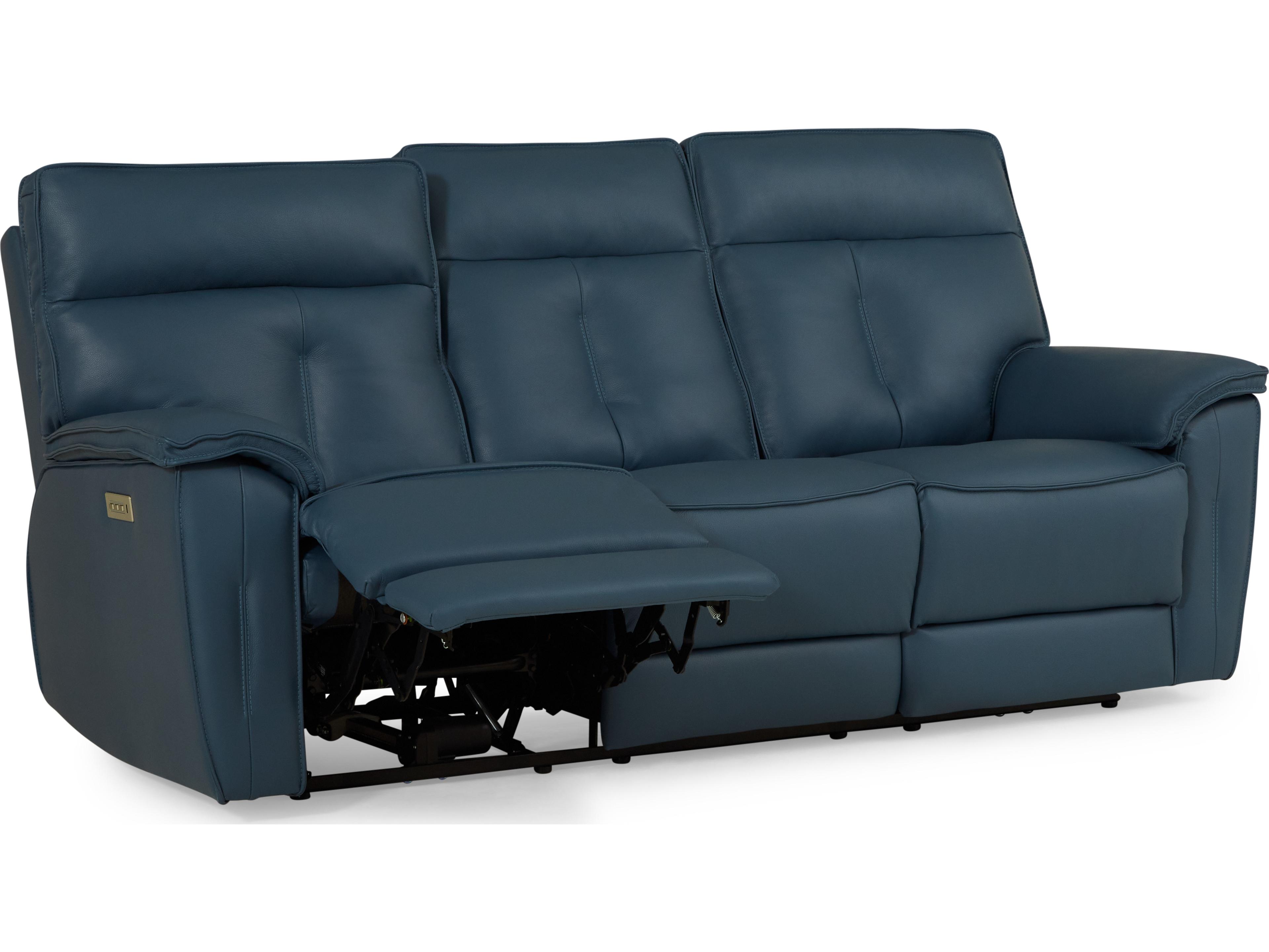 Palliser Oakley Leather Upholstery Sofa Power Recliner with Headrest & Lumbar