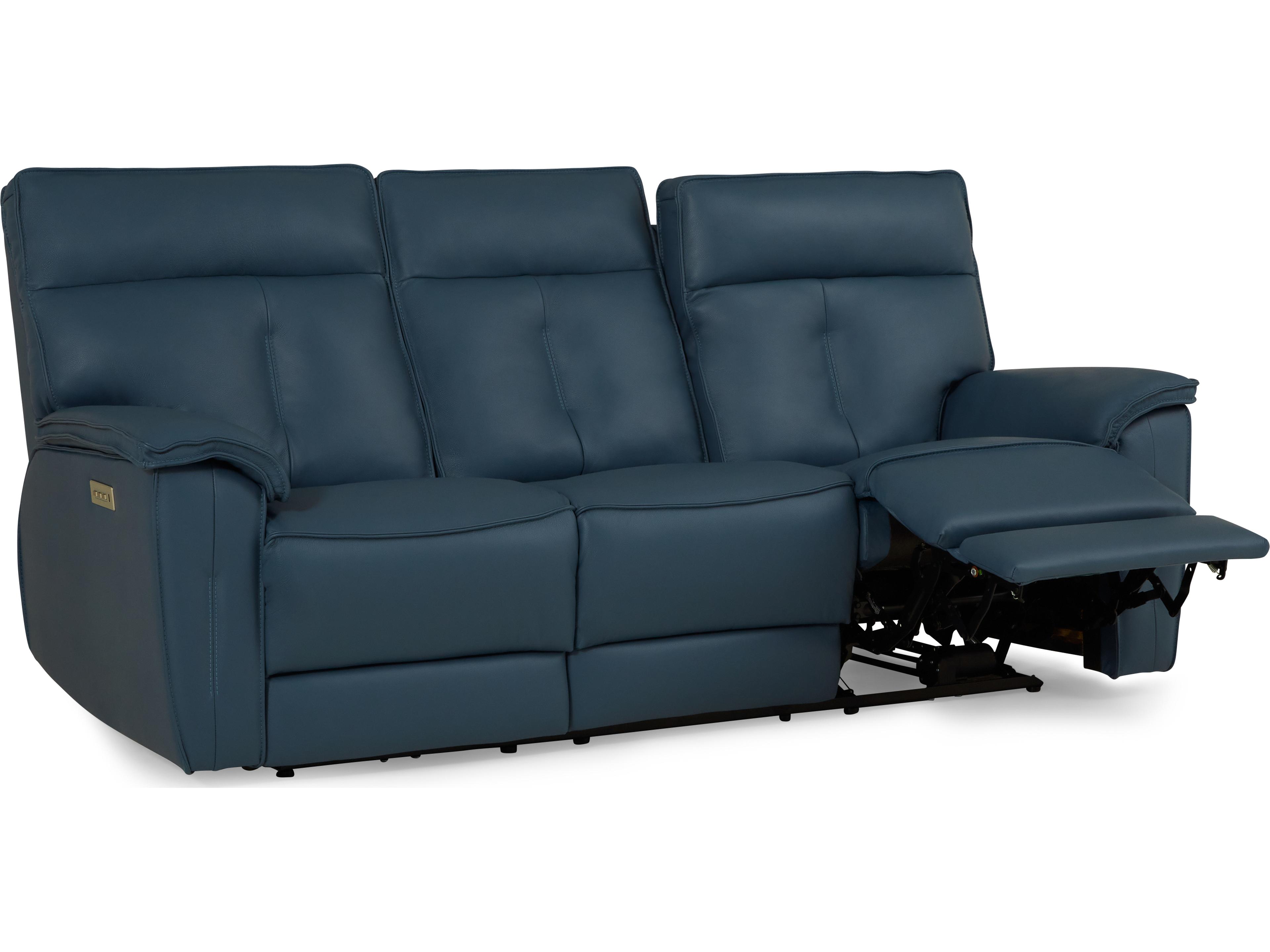 Palliser Oakley Leather Upholstery Sofa Power Recliner with Headrest & Lumbar
