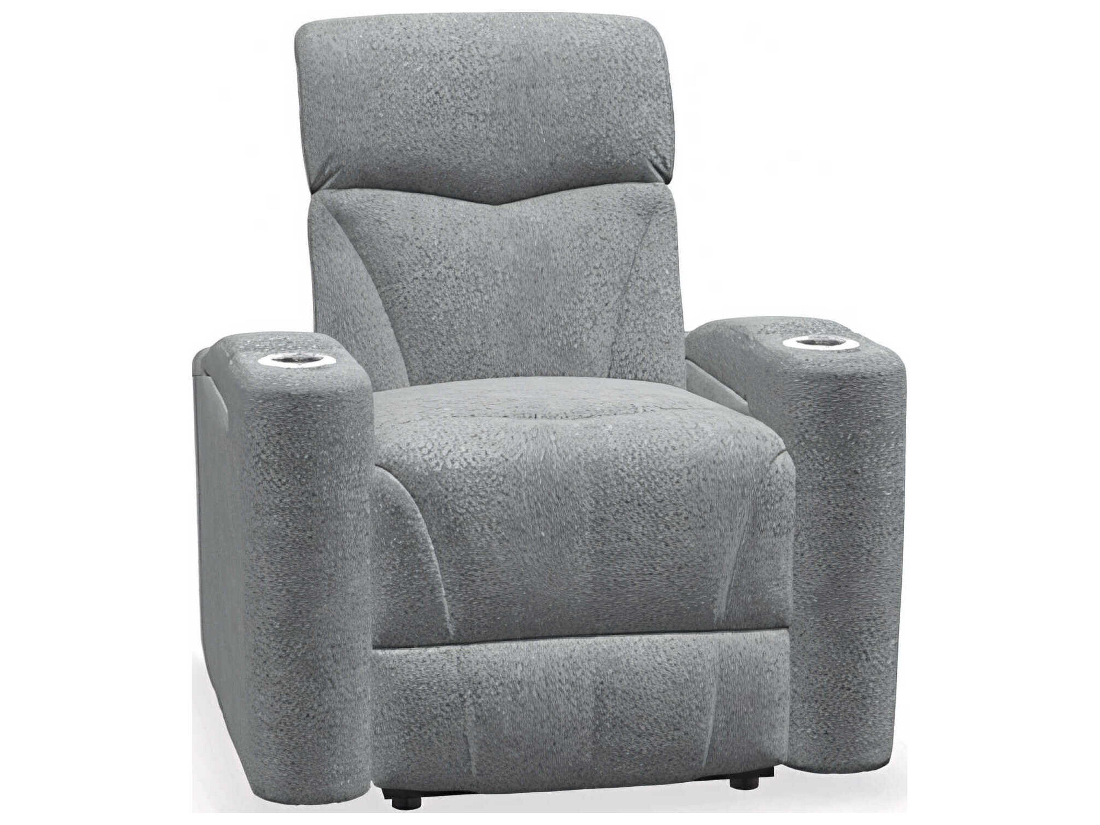 Audio Leather Upholstery Recliner Power with Power Headrest
