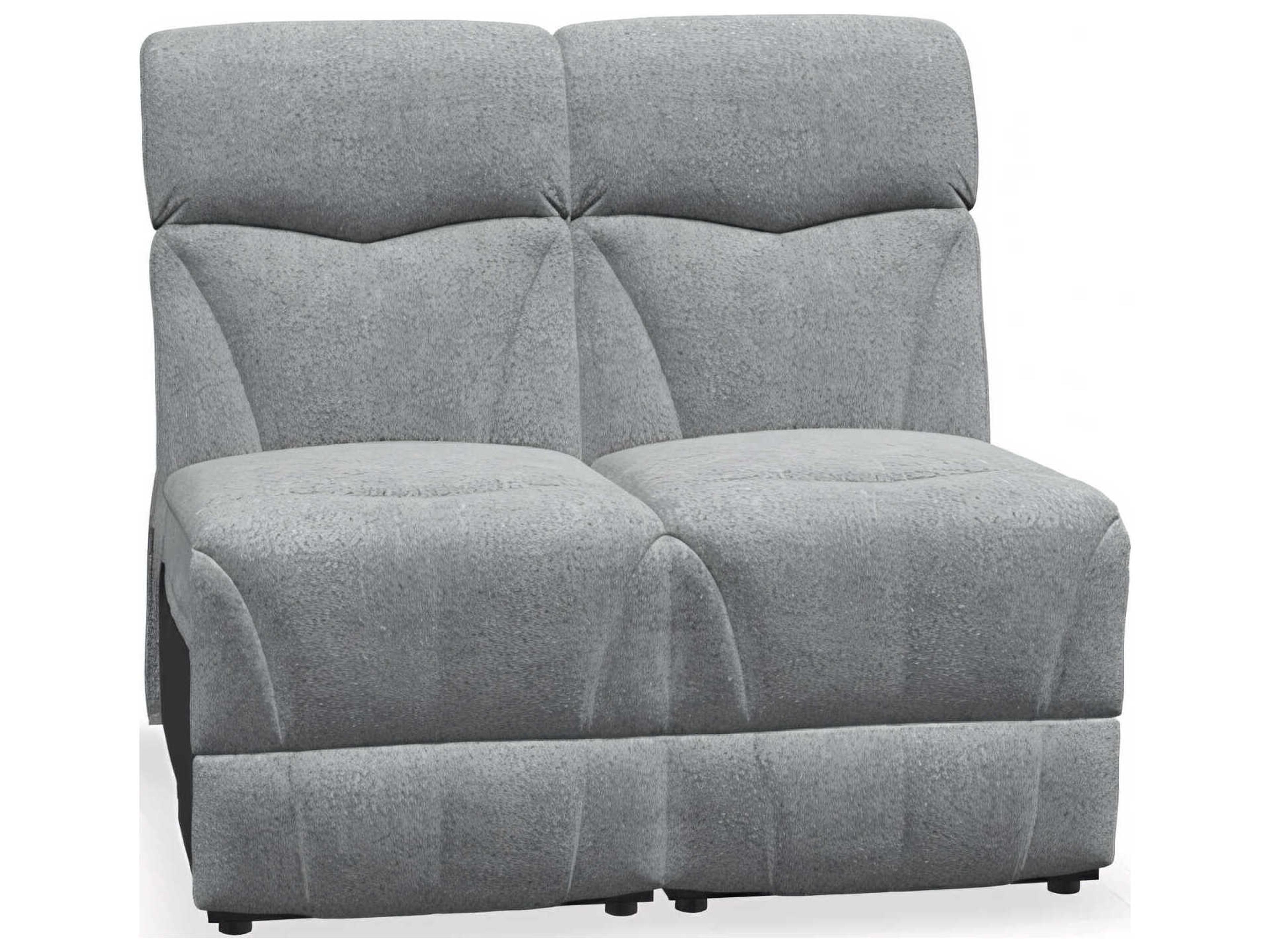 Audio Armless Loveseat Power Recliner