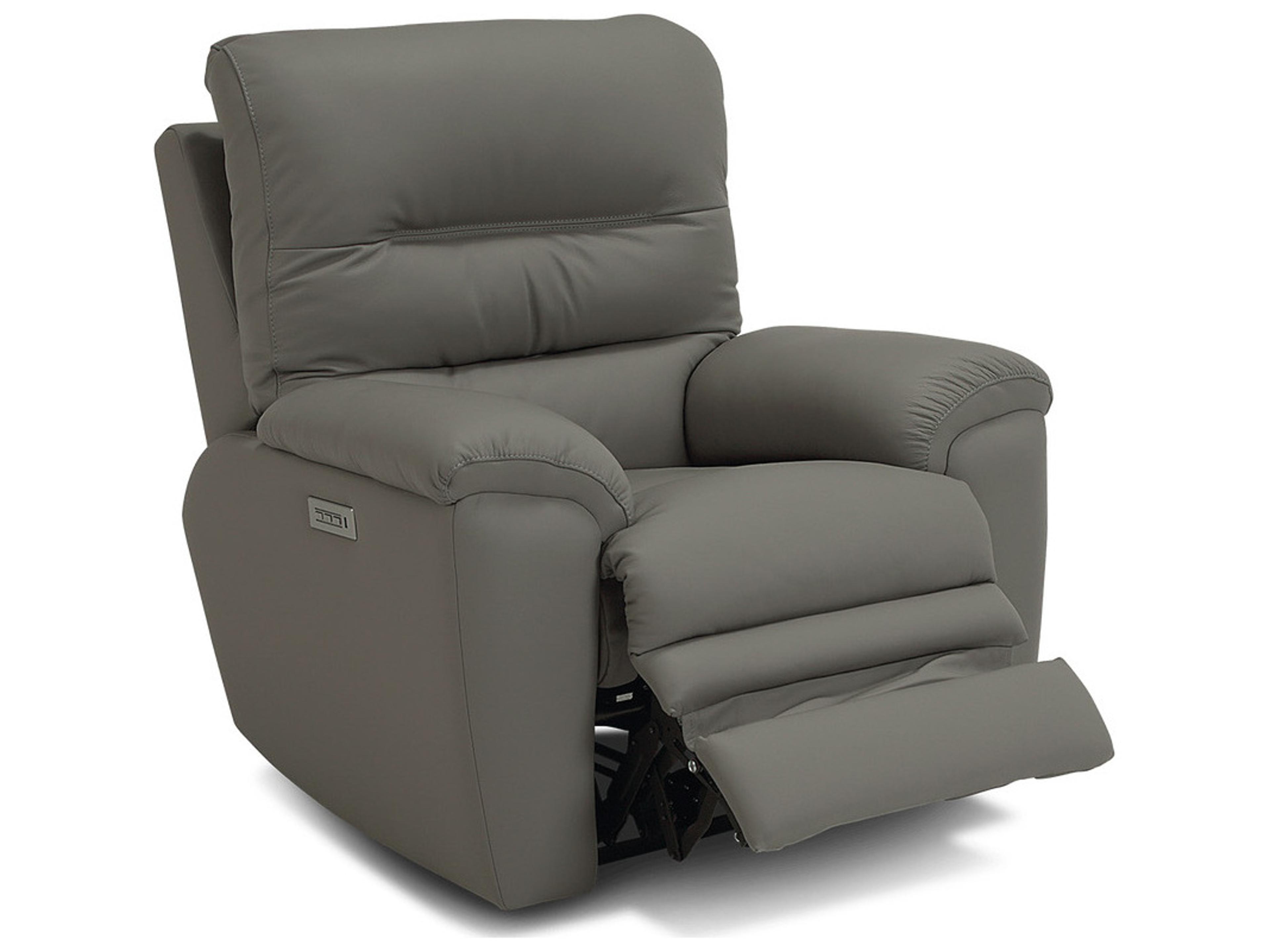 Palliser Keiran Leather Upholstery Power Recliner Wall Hugger with Power Headrest
