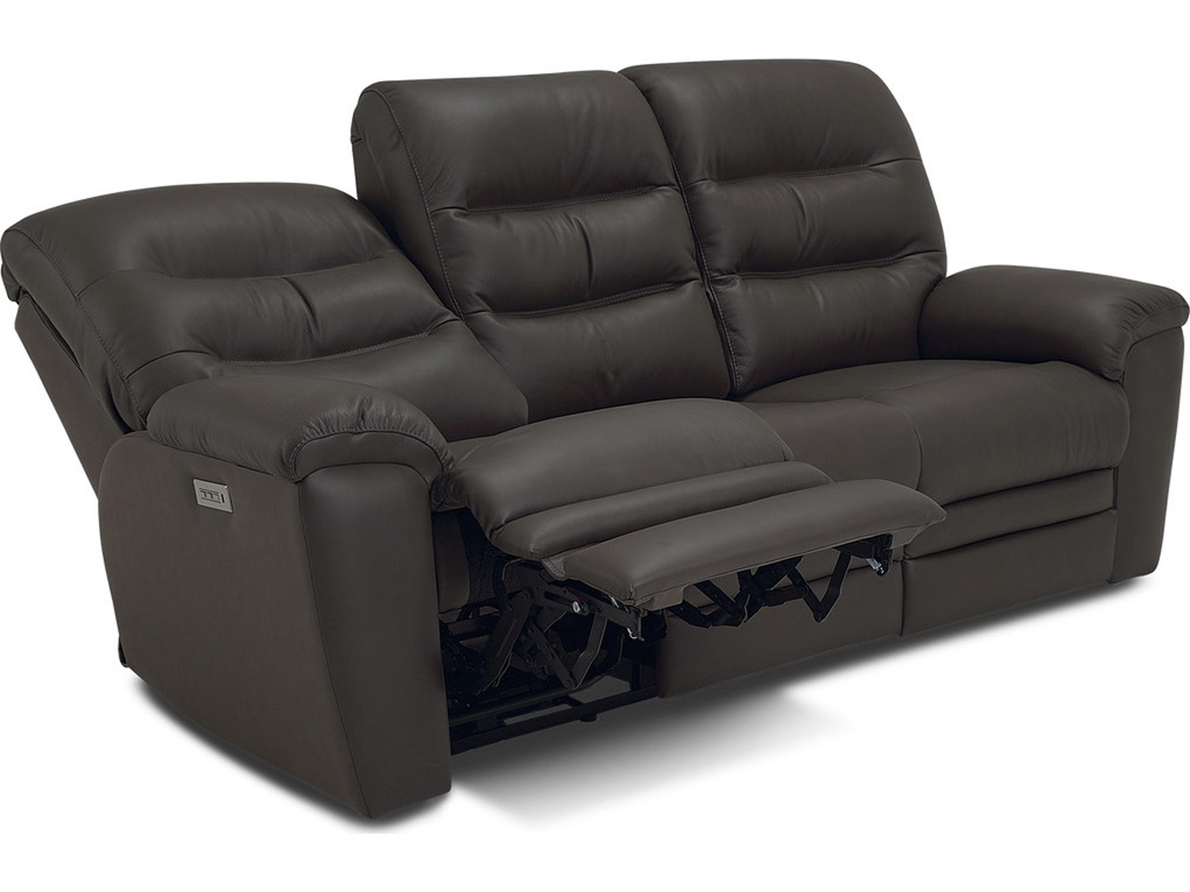 Palliser Keiran Leather Upholstery Sofa Power Recliner with Power Headrest