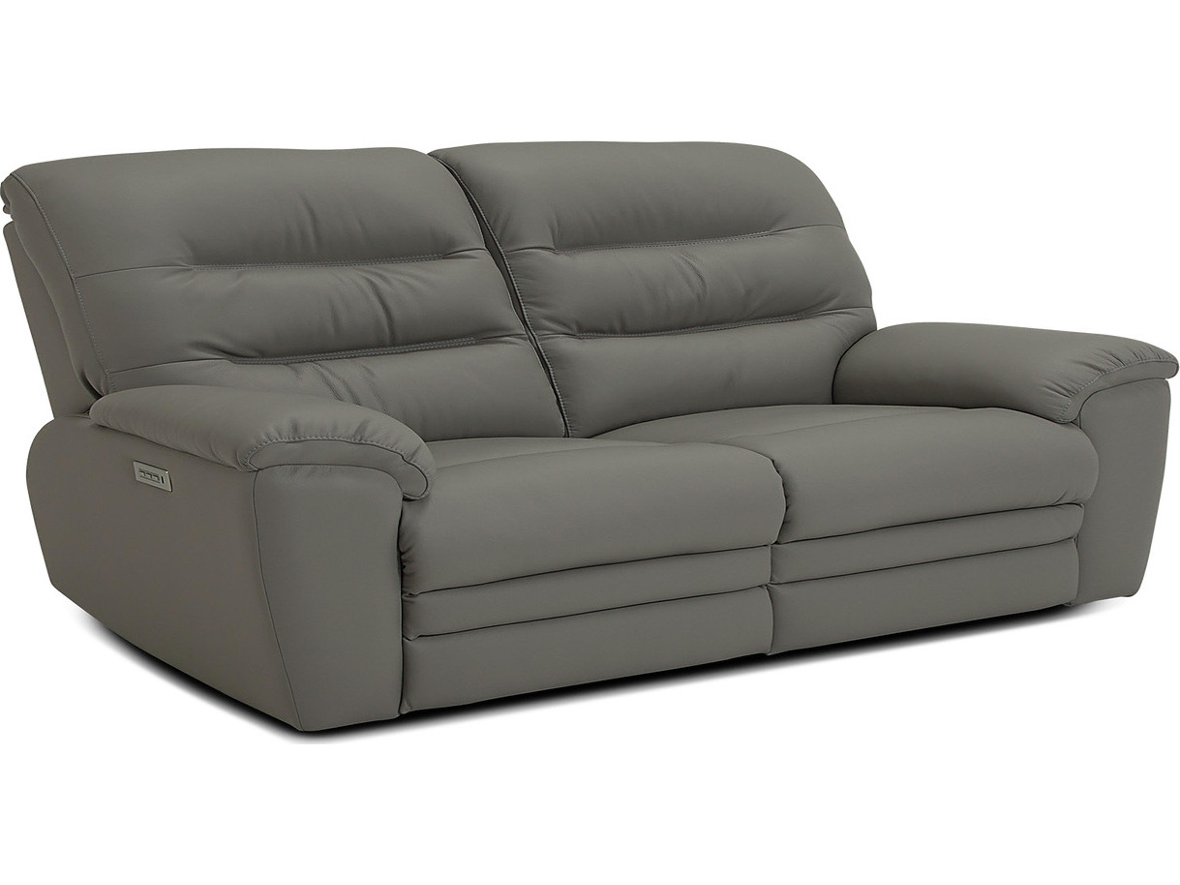 Keiran Leather Upholstery Loveseat Power Recliner with Power Headrest
