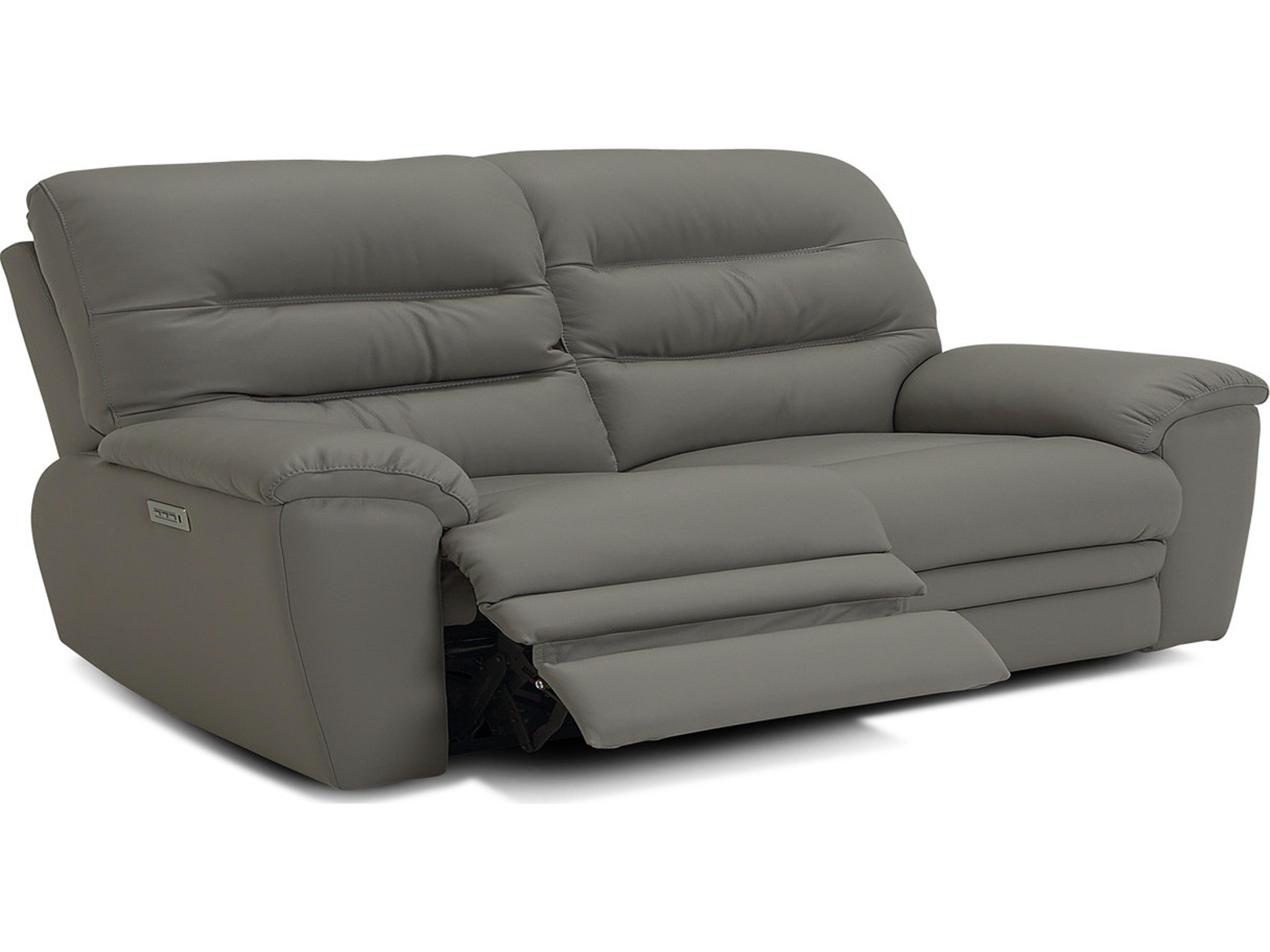Palliser Keiran Leather Upholstery Loveseat Power Recliner with Power Headrest