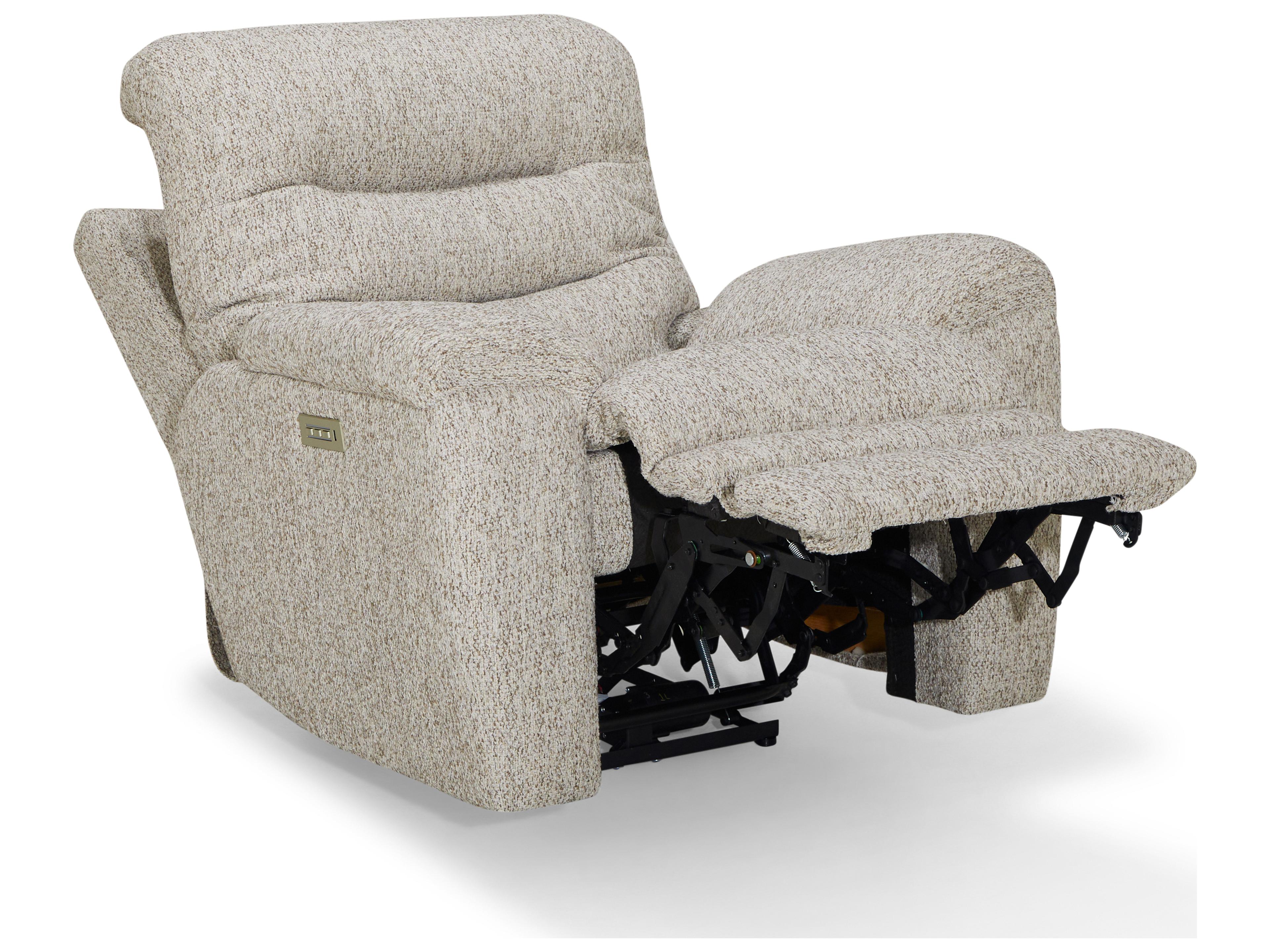 Palliser Keiran Leather Upholstery Power Recliner Wall Hugger with Headrest & Lumbar