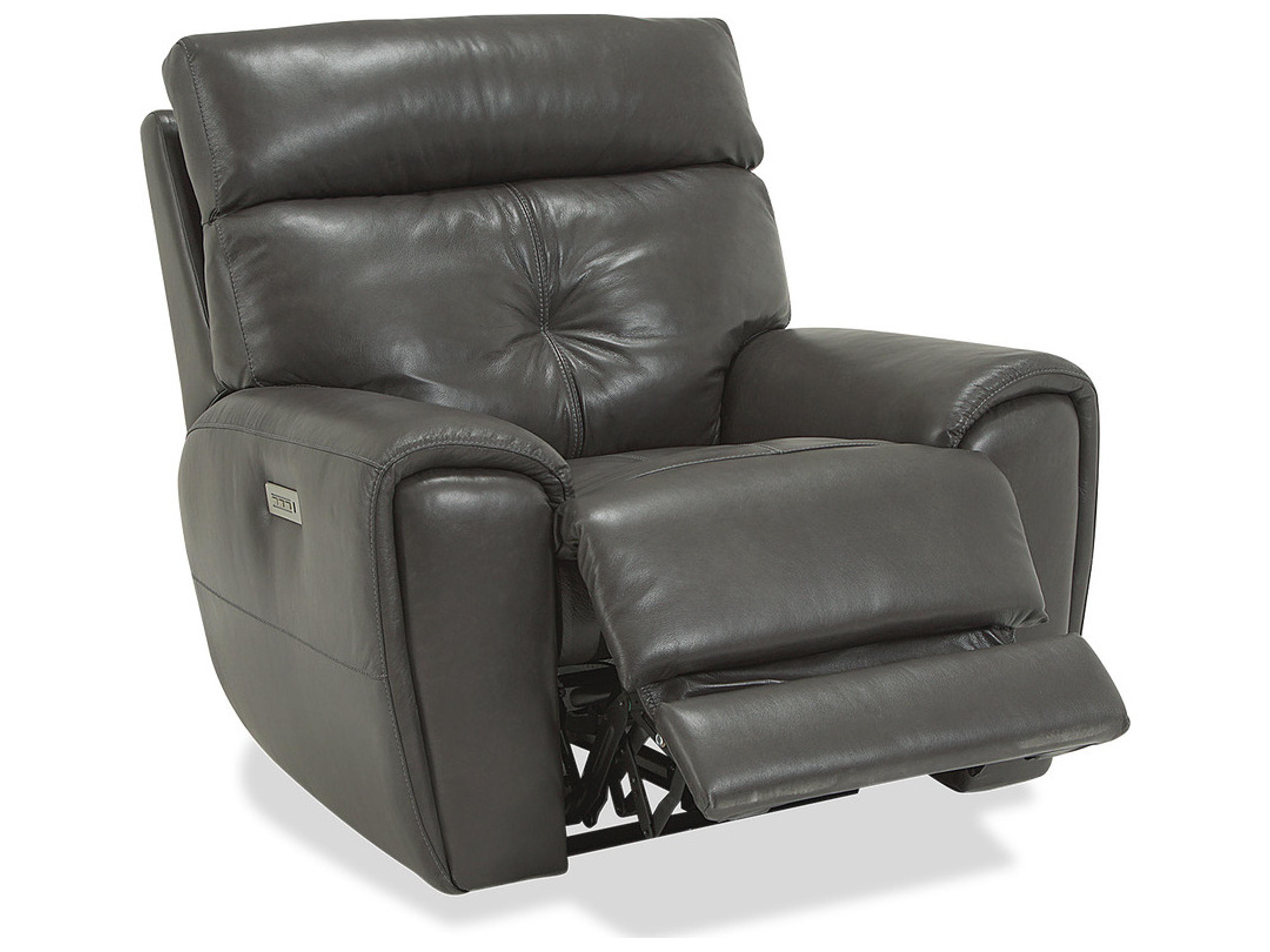 Palliser Aedon Leather Upholstery Power Recliner Wall Hugger with Power Headrest